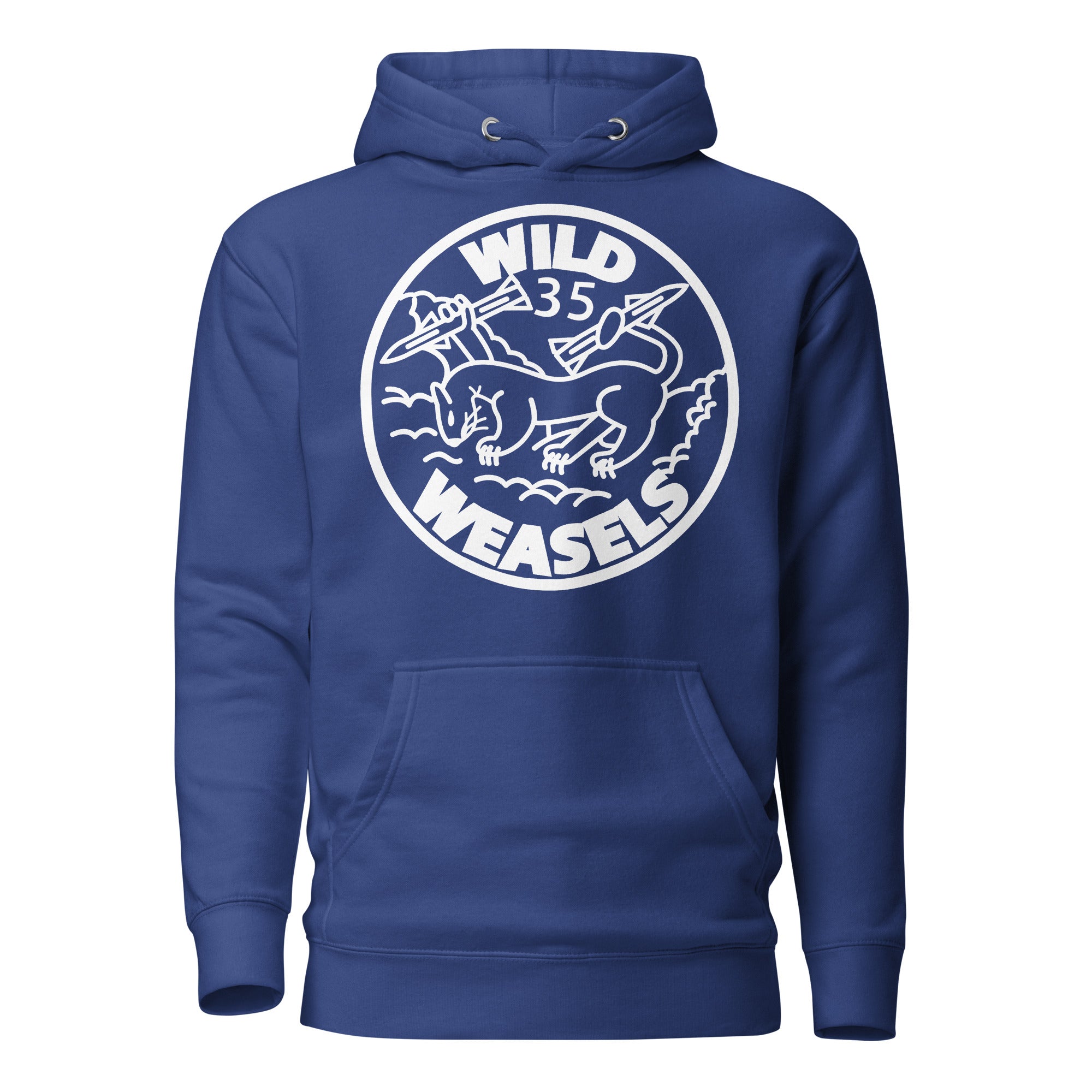 Squadron 35B: Wild Weasels Hoodie- White