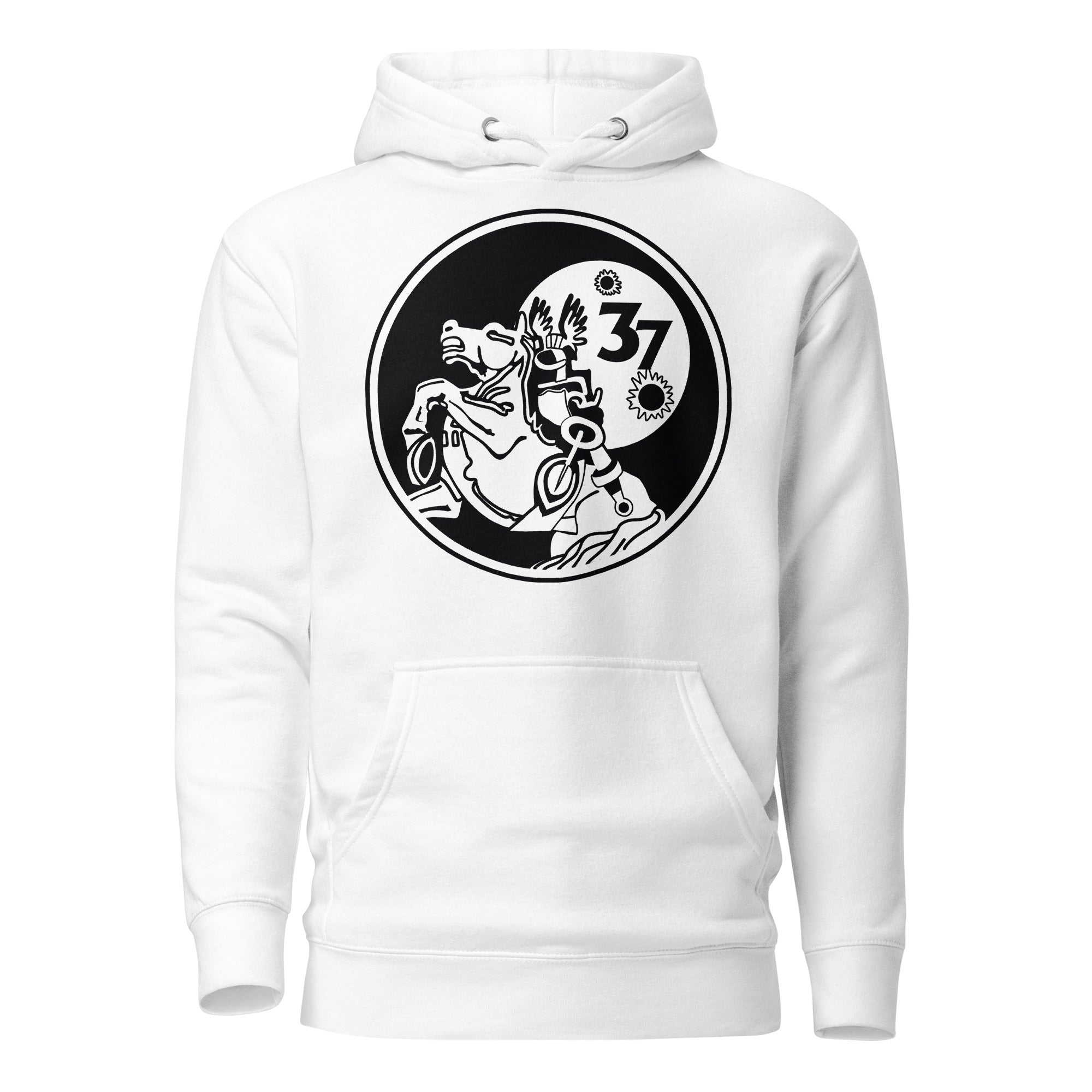 Squadron 37: Animalistic Skyraiders Hoodie - Black