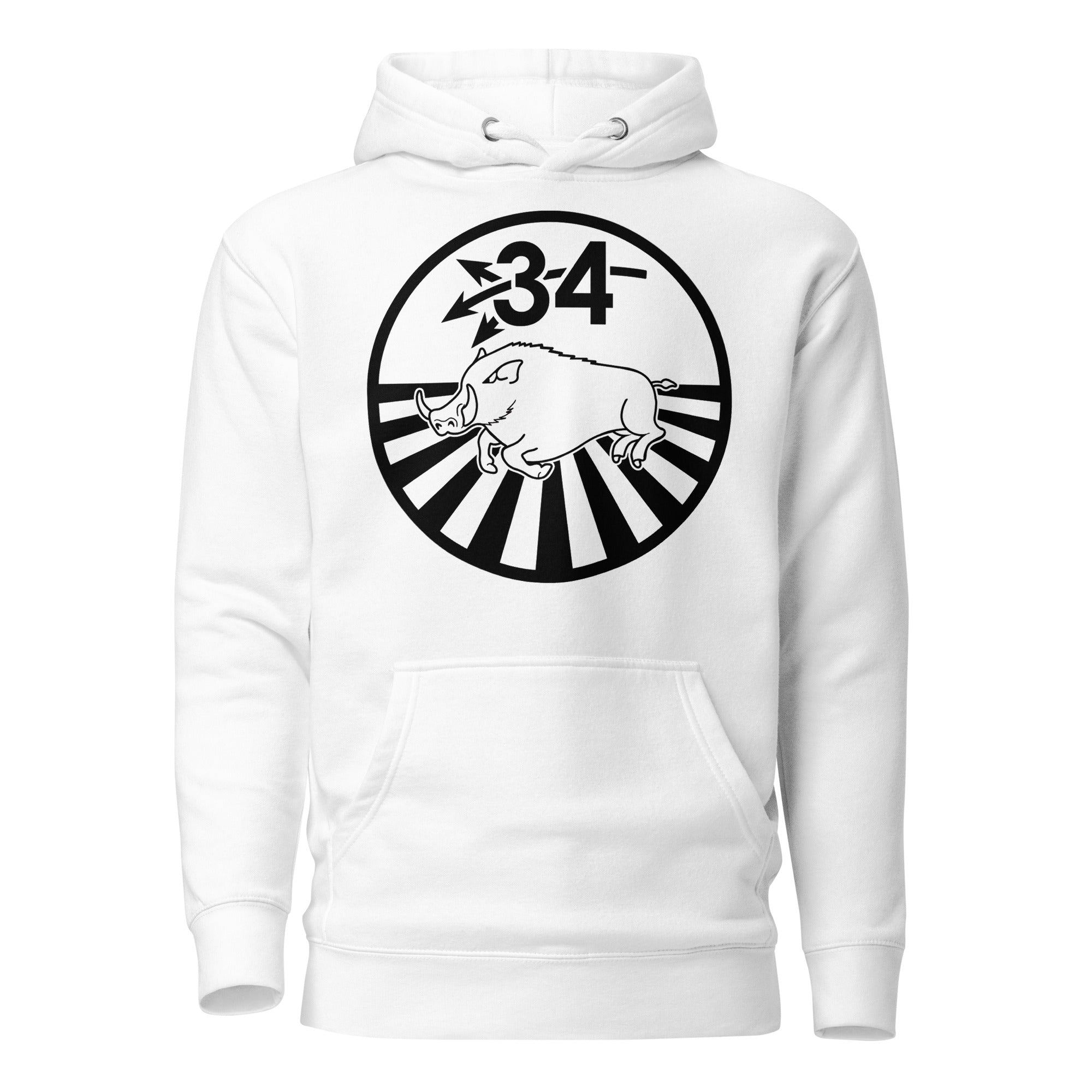 Squadron 34B: Loose Hawgs Hoodie- Black