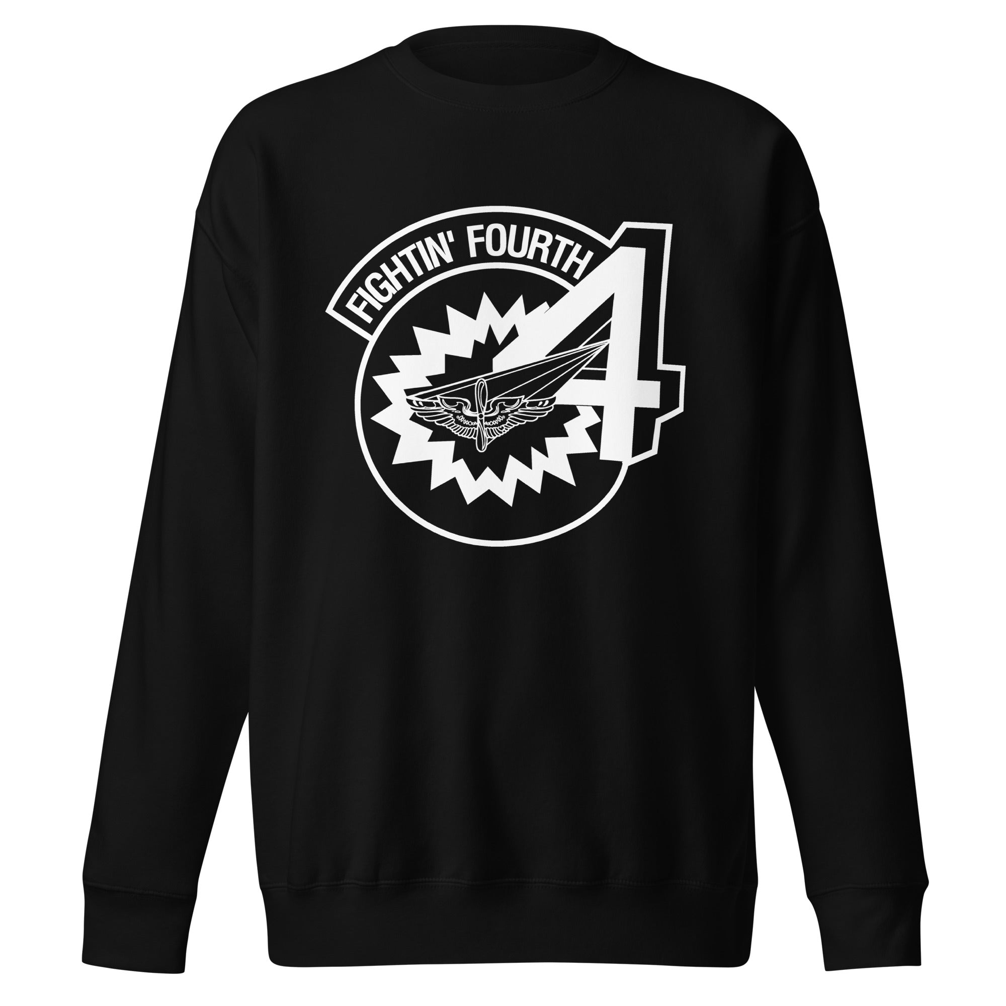 Squadron 4: Fightin’ Fourth  Premium Sweatshirt- White