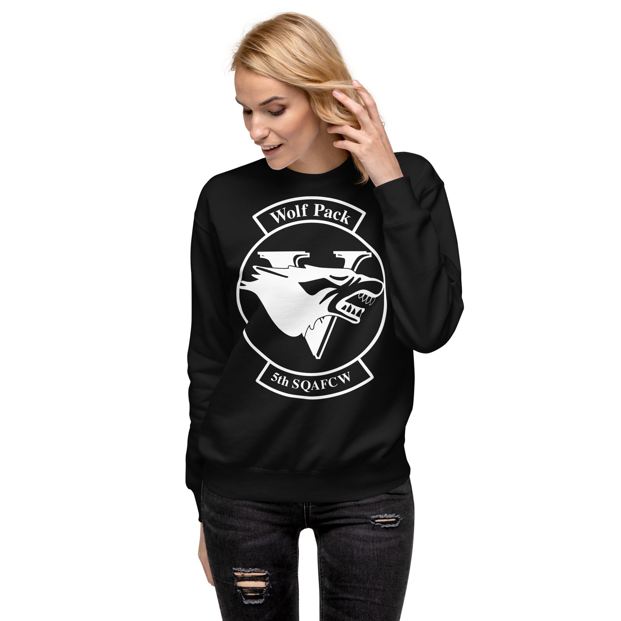 Squadron 5: Wolfpack Premium Sweatshirt- White