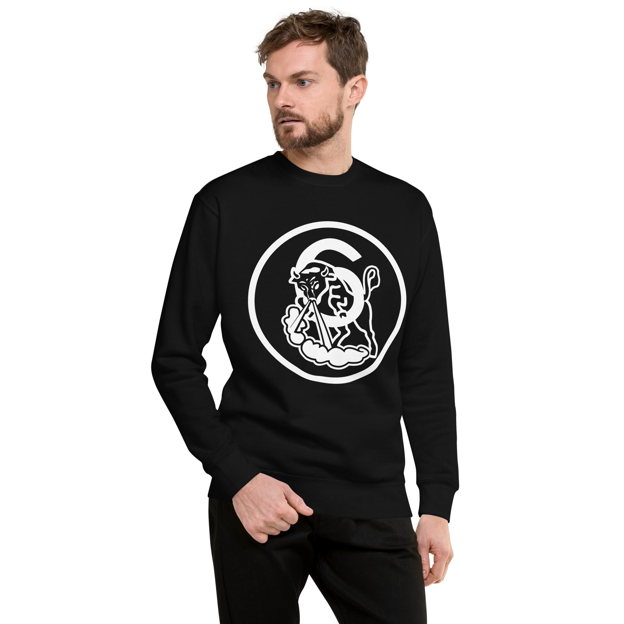 Squadron 6: Bull Six Premium Sweatshirt- White