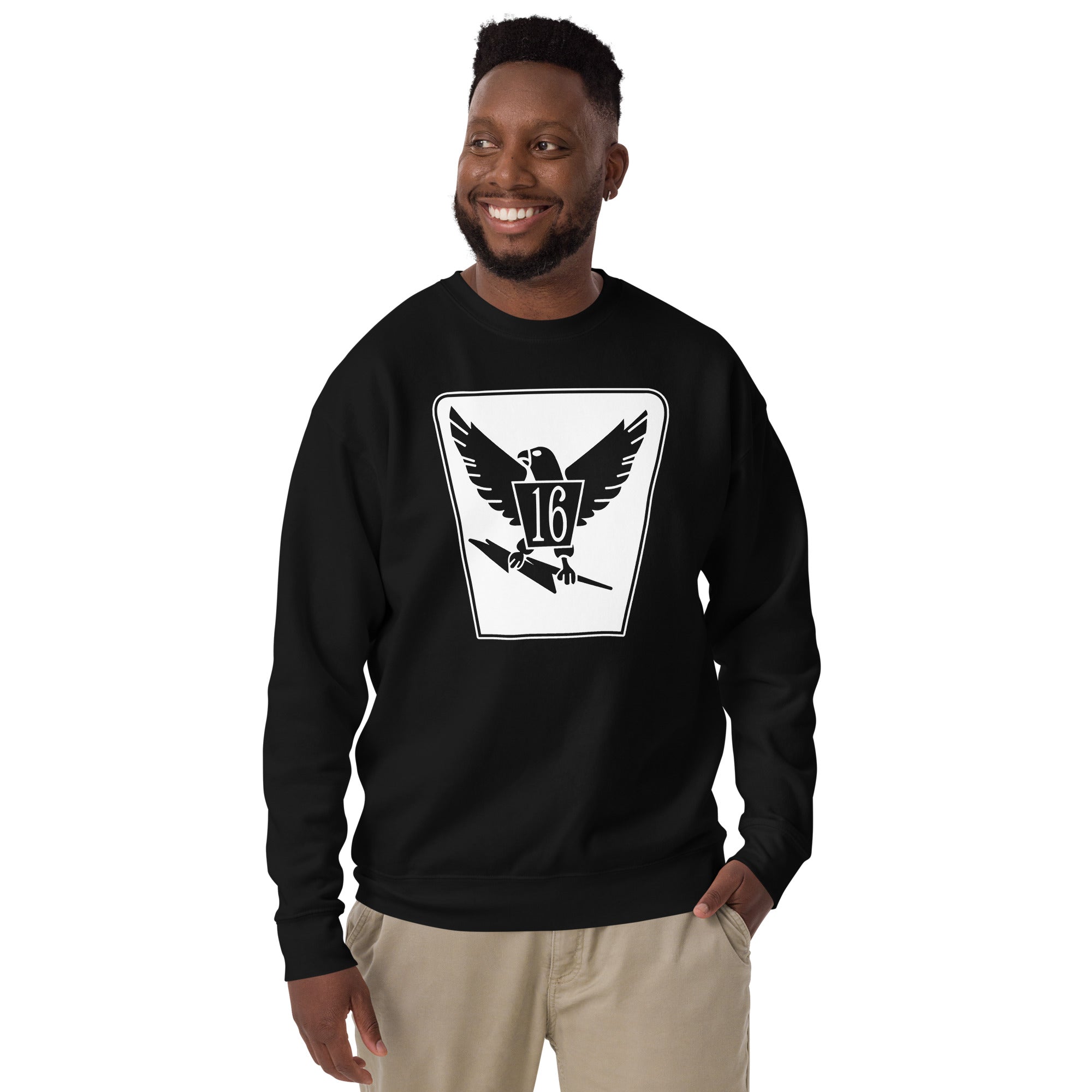 Squadron 16: Chicken Hawks Premium Sweatshirt- White