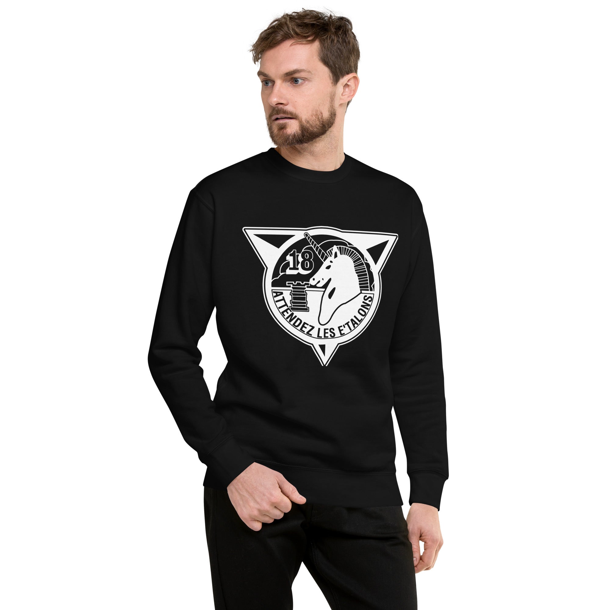 Squadron 18: Nightriders Premium Sweatshirt- White