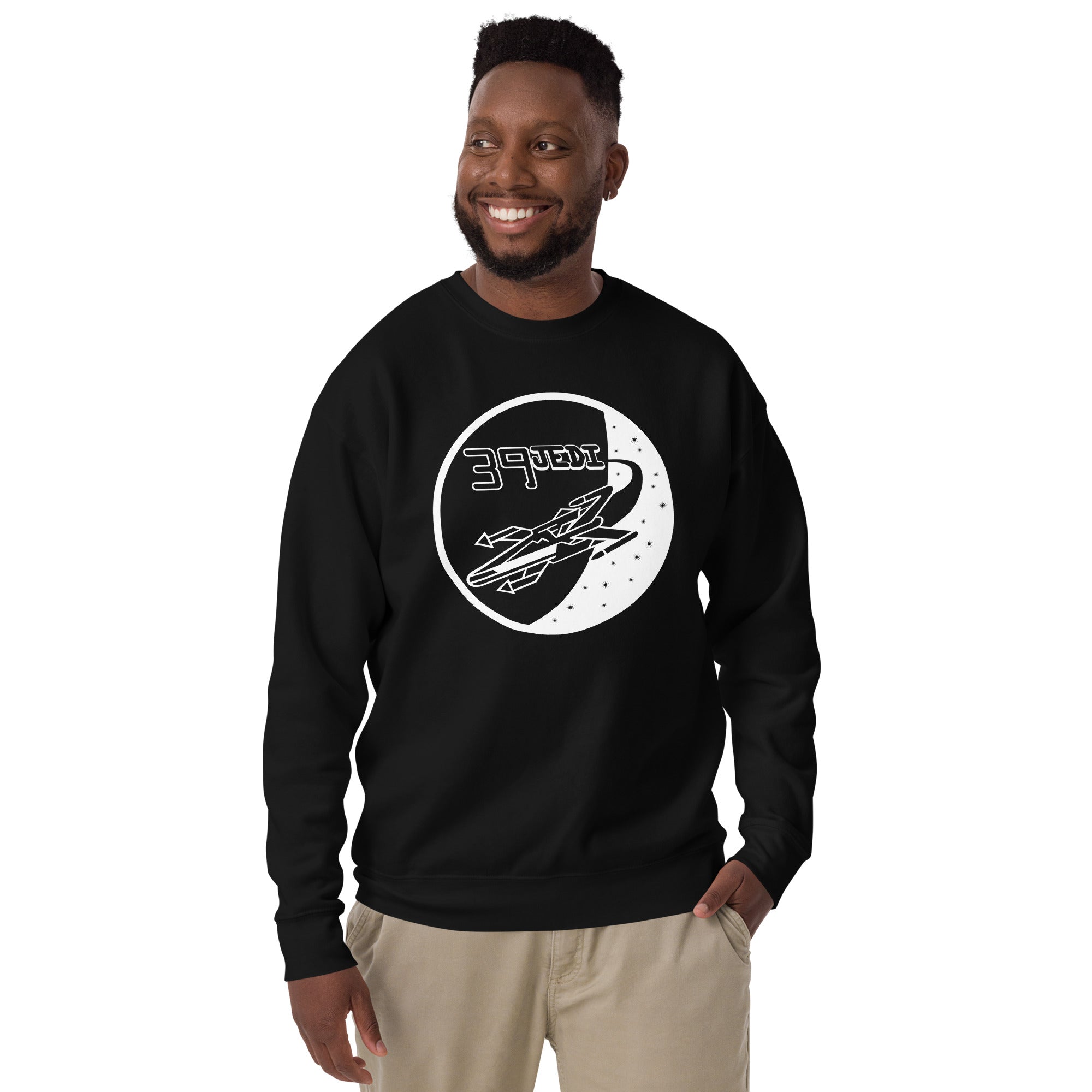 Squadron 39: Jedi Knights Border Premium Sweatshirt- White