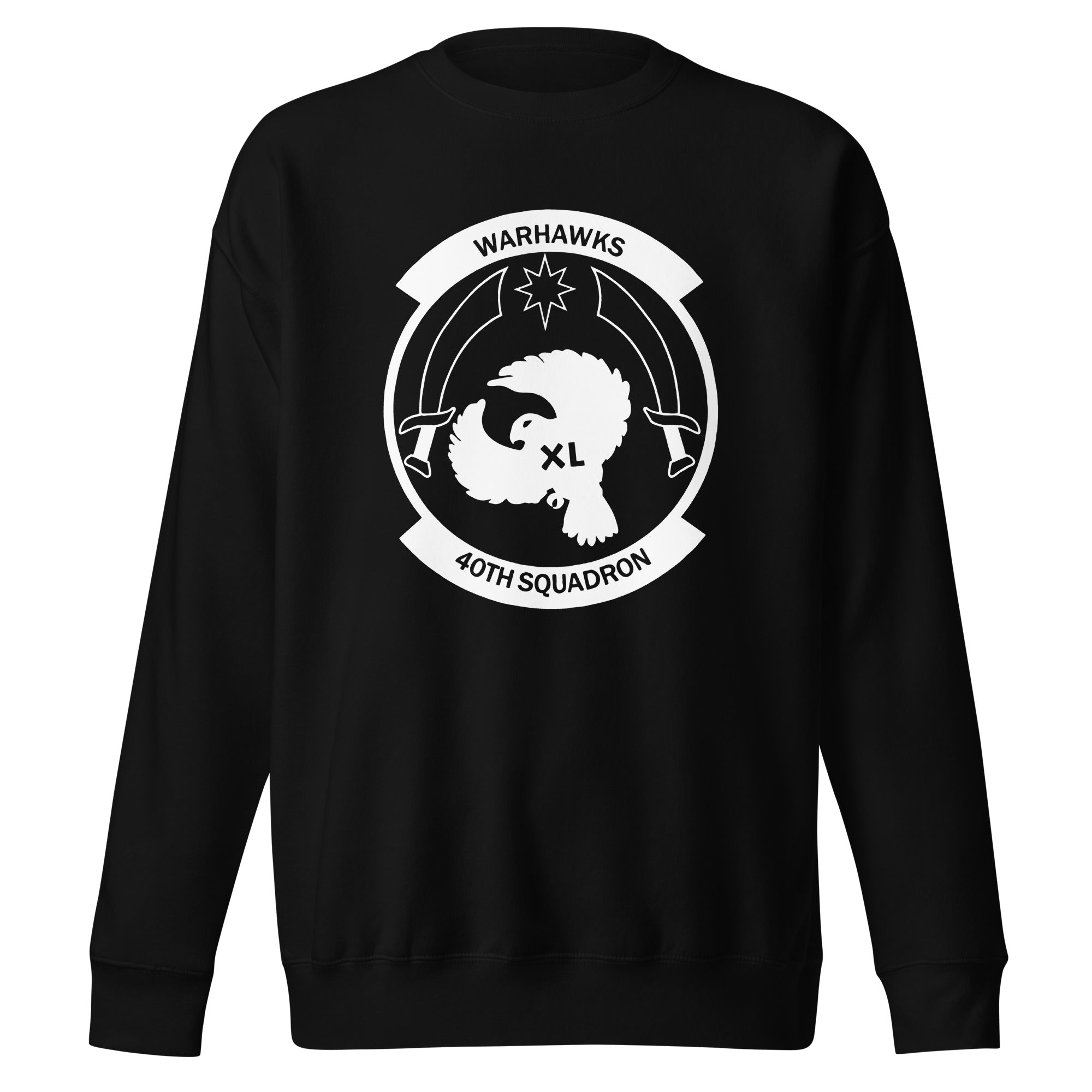 Squadron 40B: Warhawks Premium Sweatshirt- White