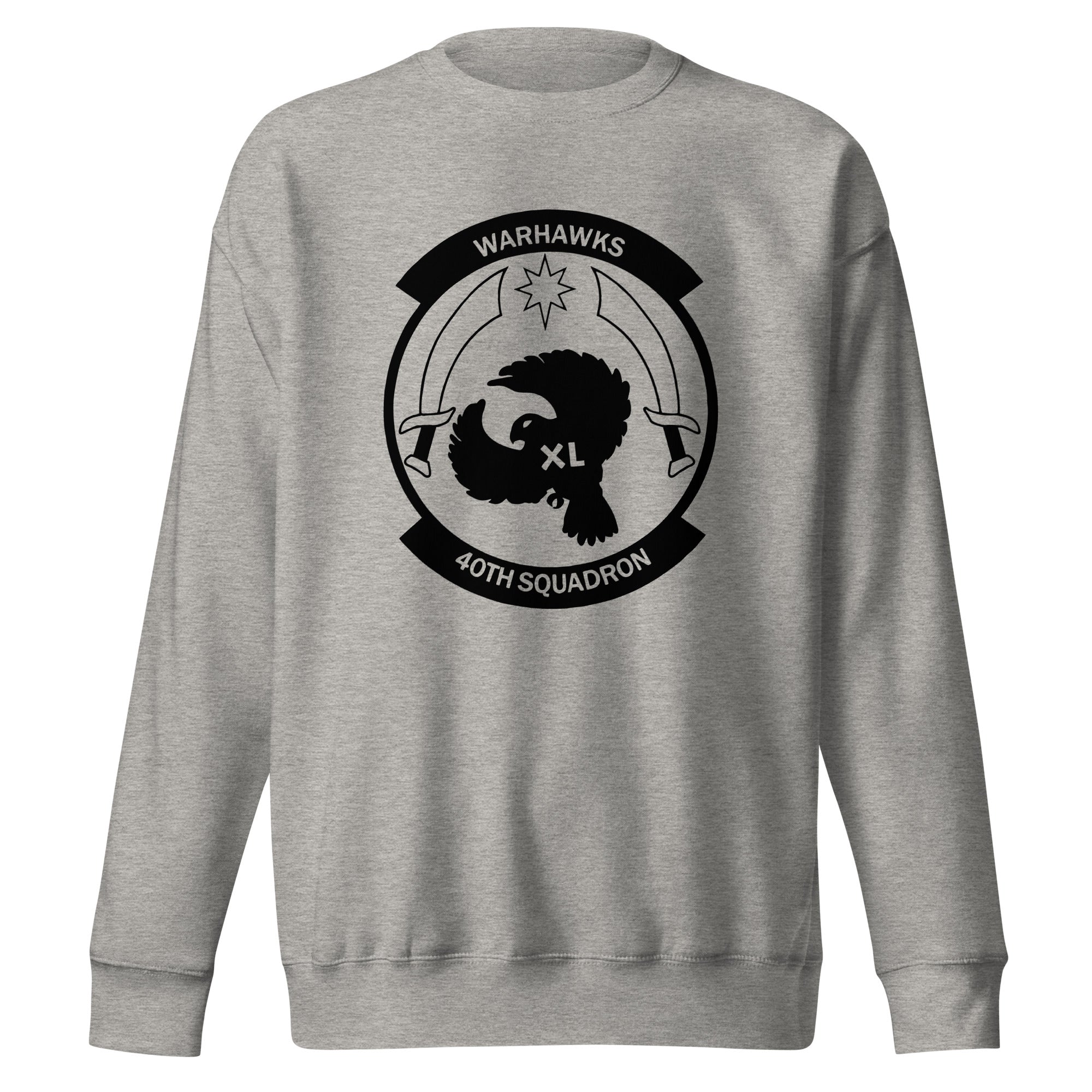 Squadron 40B: Warhawks Premium Sweatshirt- Black