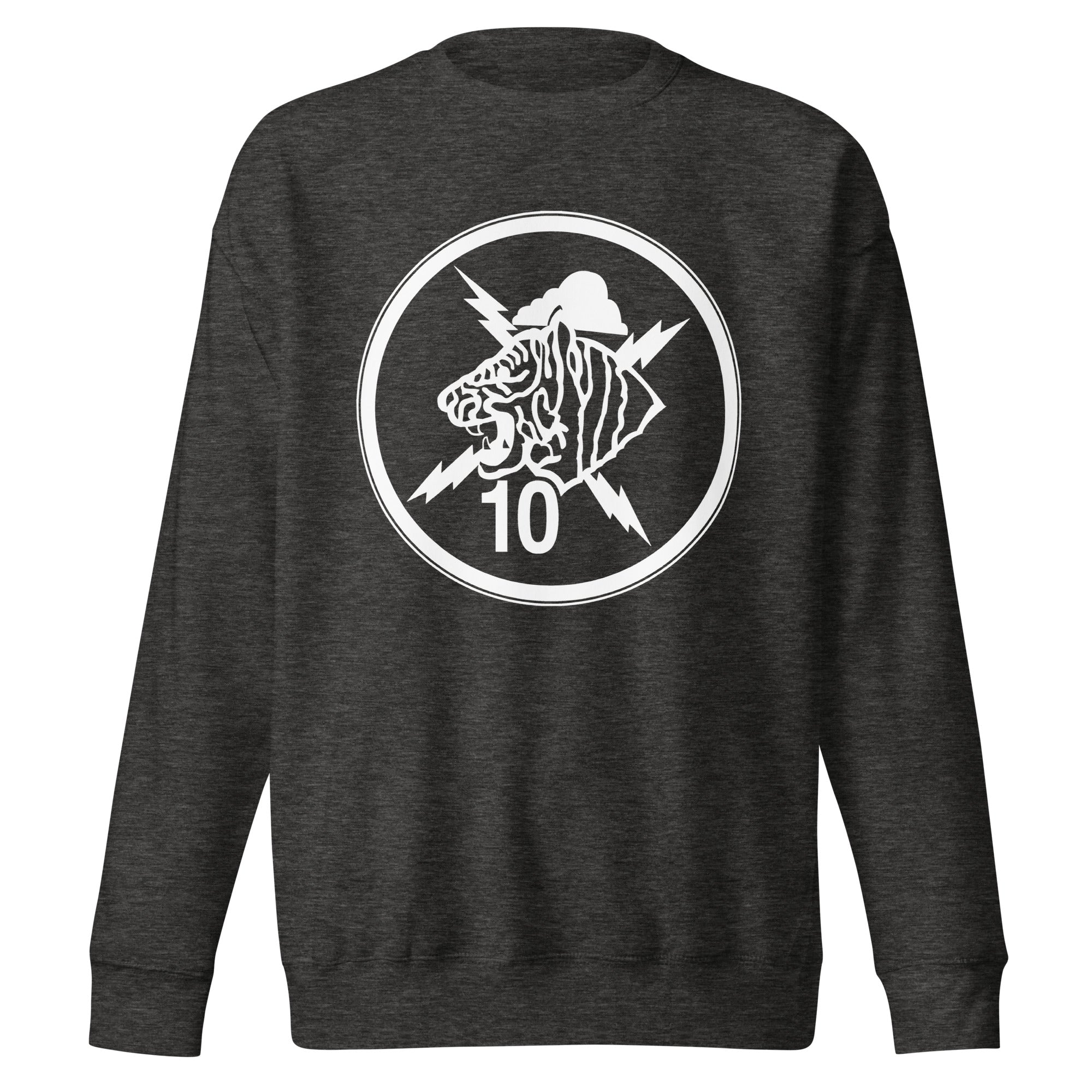 Squadron 10: Tiger Ten Premium Sweatshirt- White