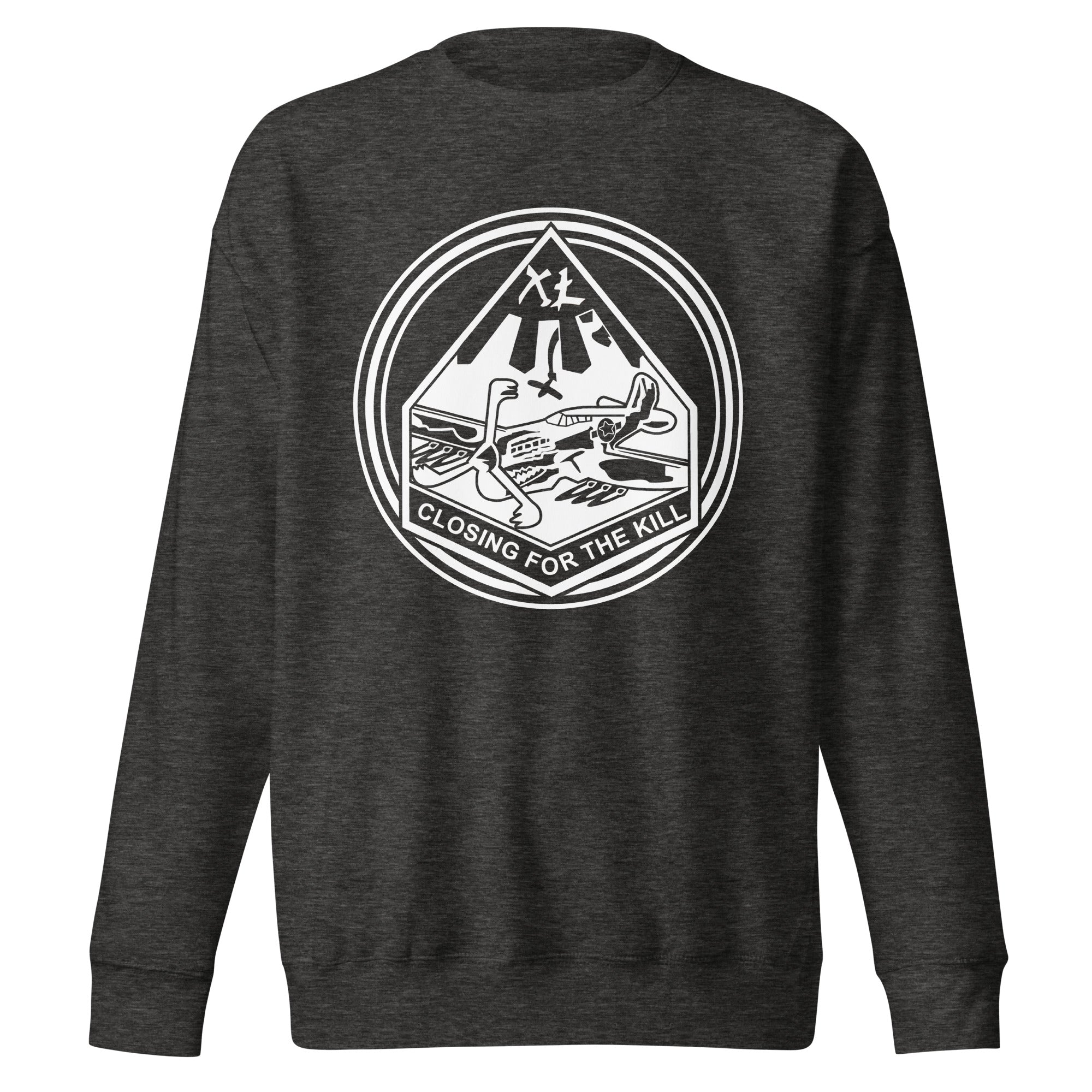 Squadron 40: Warhawks Border Premium Sweatshirt- White