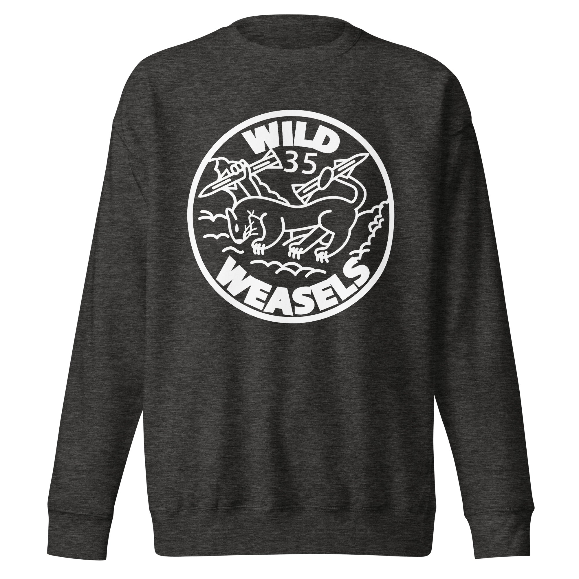 Squadron 35B: Wild Weasels Premium Sweatshirt- White