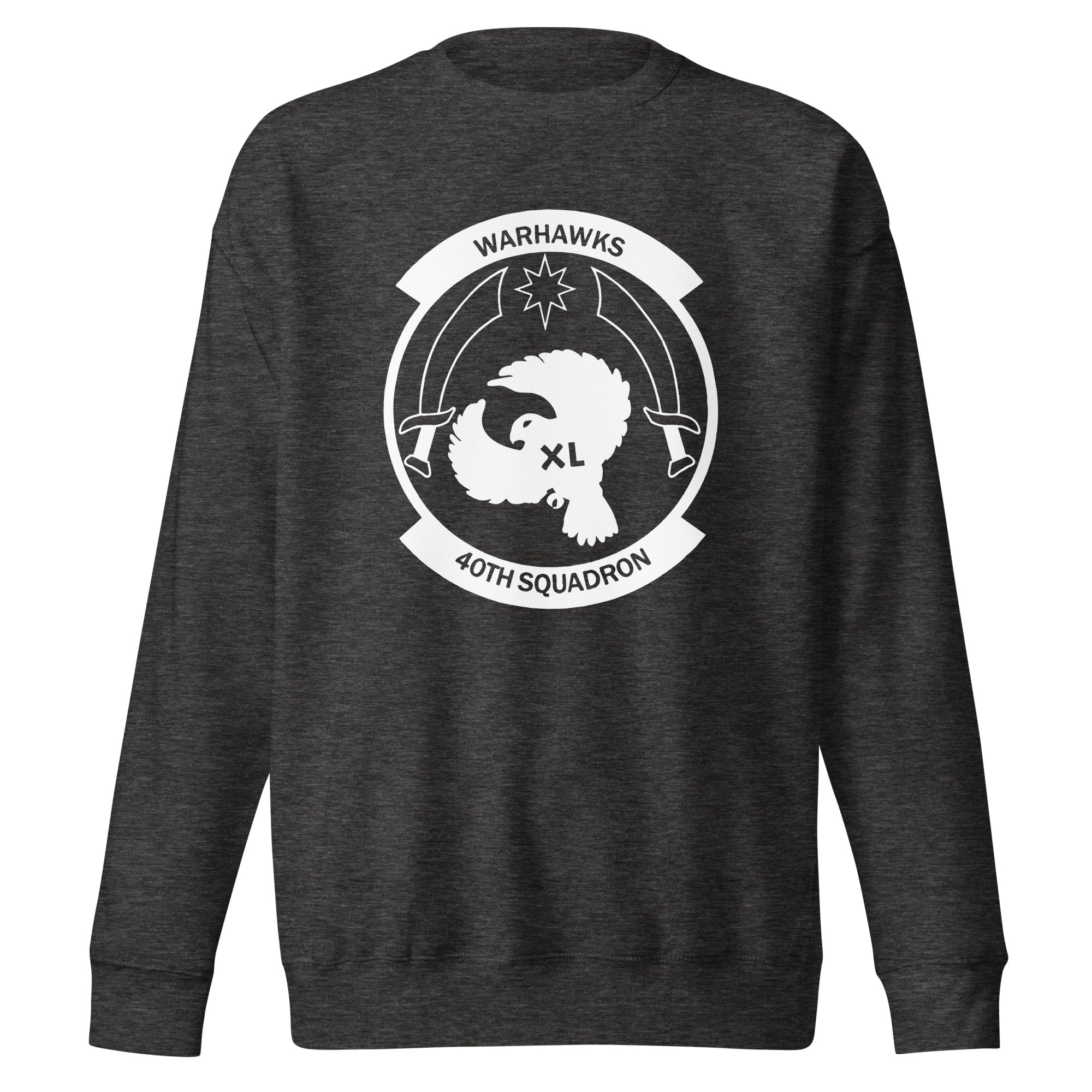 Squadron 40B: Warhawks Premium Sweatshirt- White