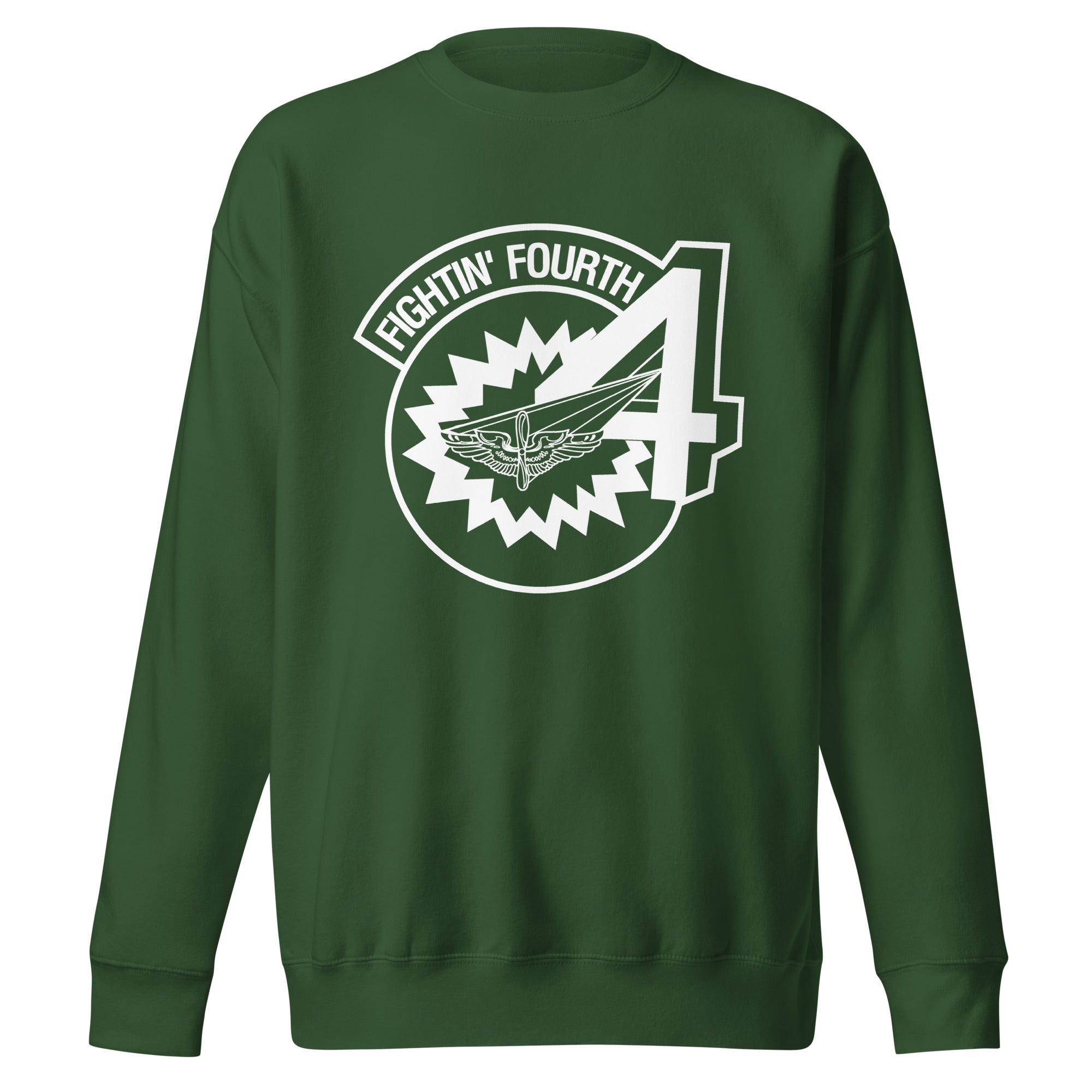 Squadron 4: Fightin’ Fourth  Premium Sweatshirt- White