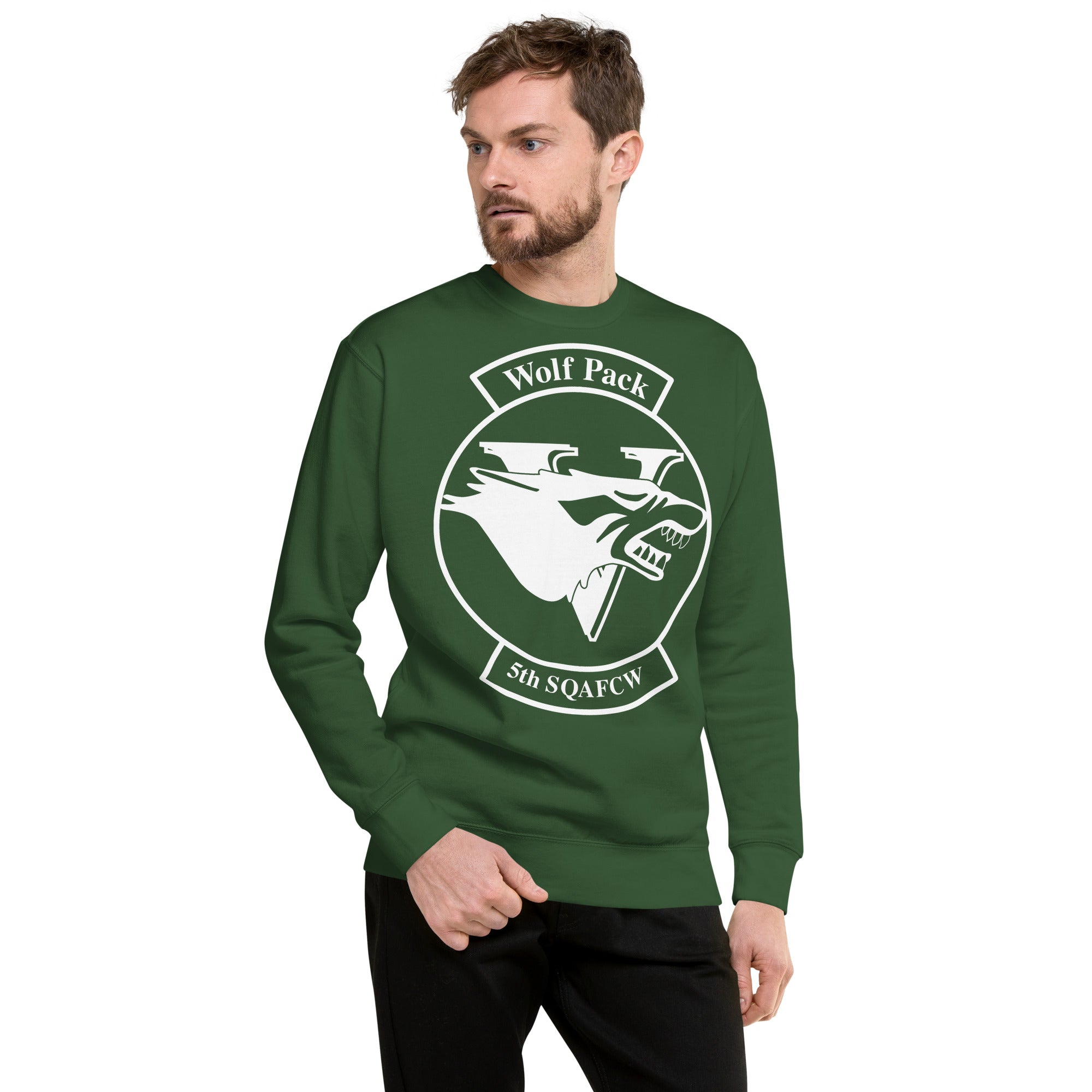 Squadron 5: Wolfpack Premium Sweatshirt- White