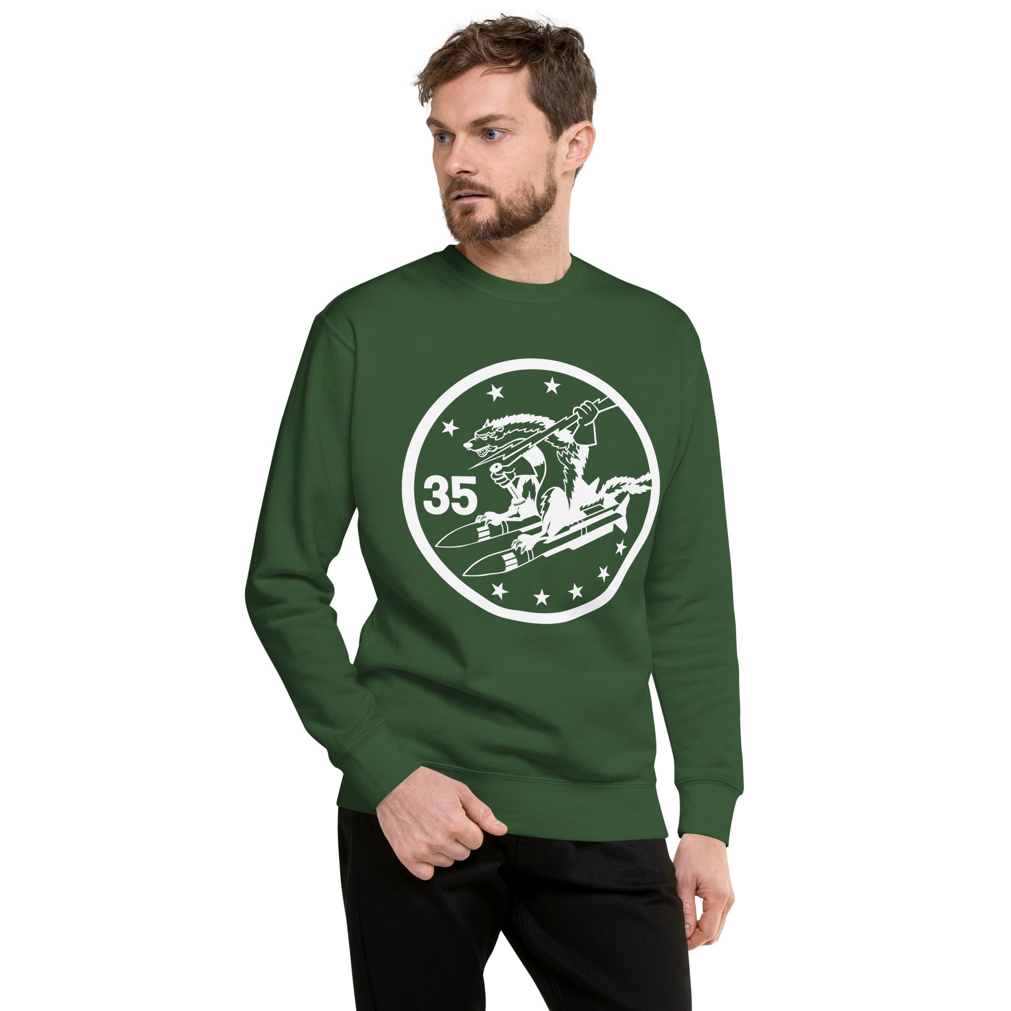 Squadron 35: Wild Weasels Premium Sweatshirt- White