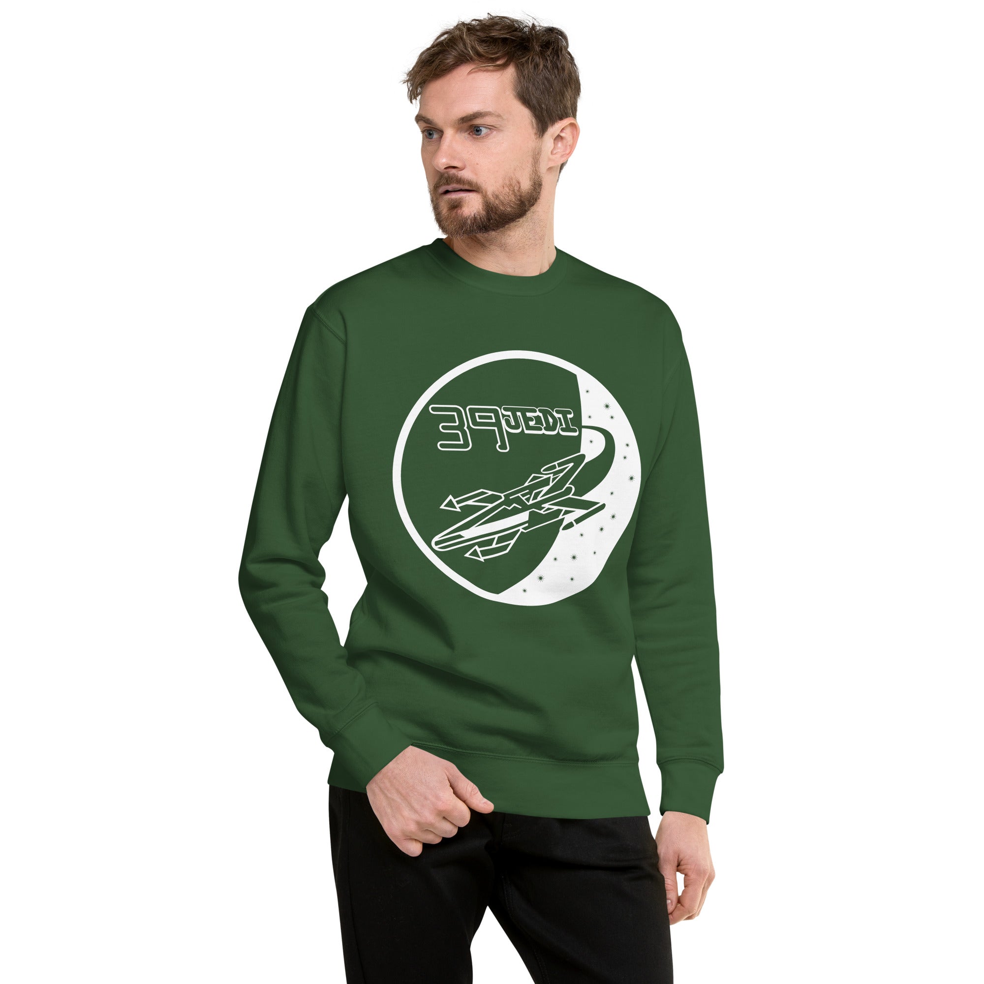 Squadron 39: Jedi Knights Border Premium Sweatshirt- White