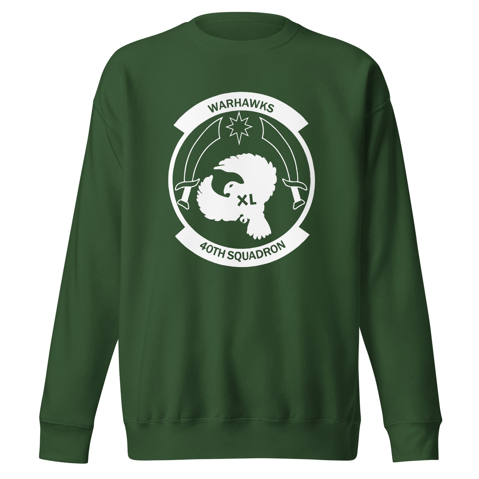 Squadron 40B: Warhawks Premium Sweatshirt- White