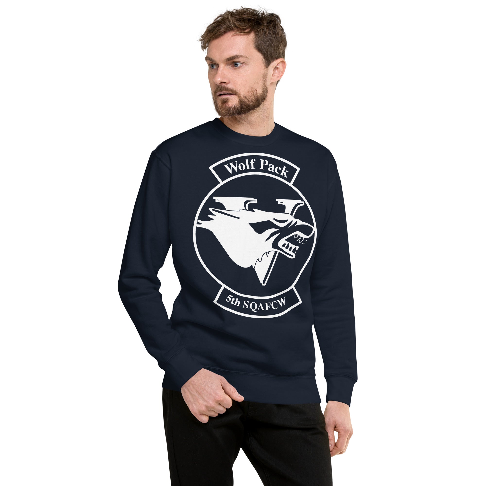 Squadron 5: Wolfpack Premium Sweatshirt- White