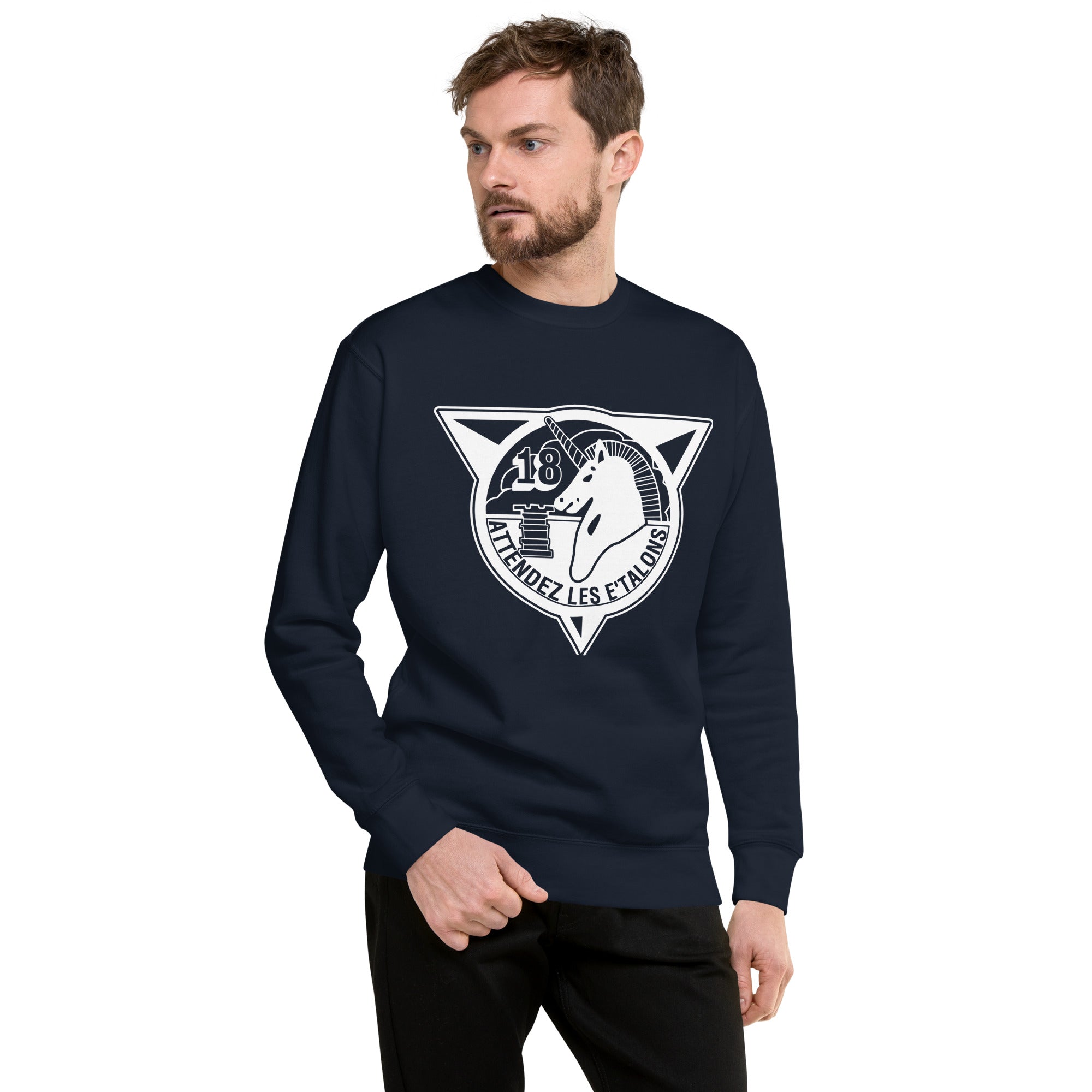 Squadron 18: Nightriders Premium Sweatshirt- White