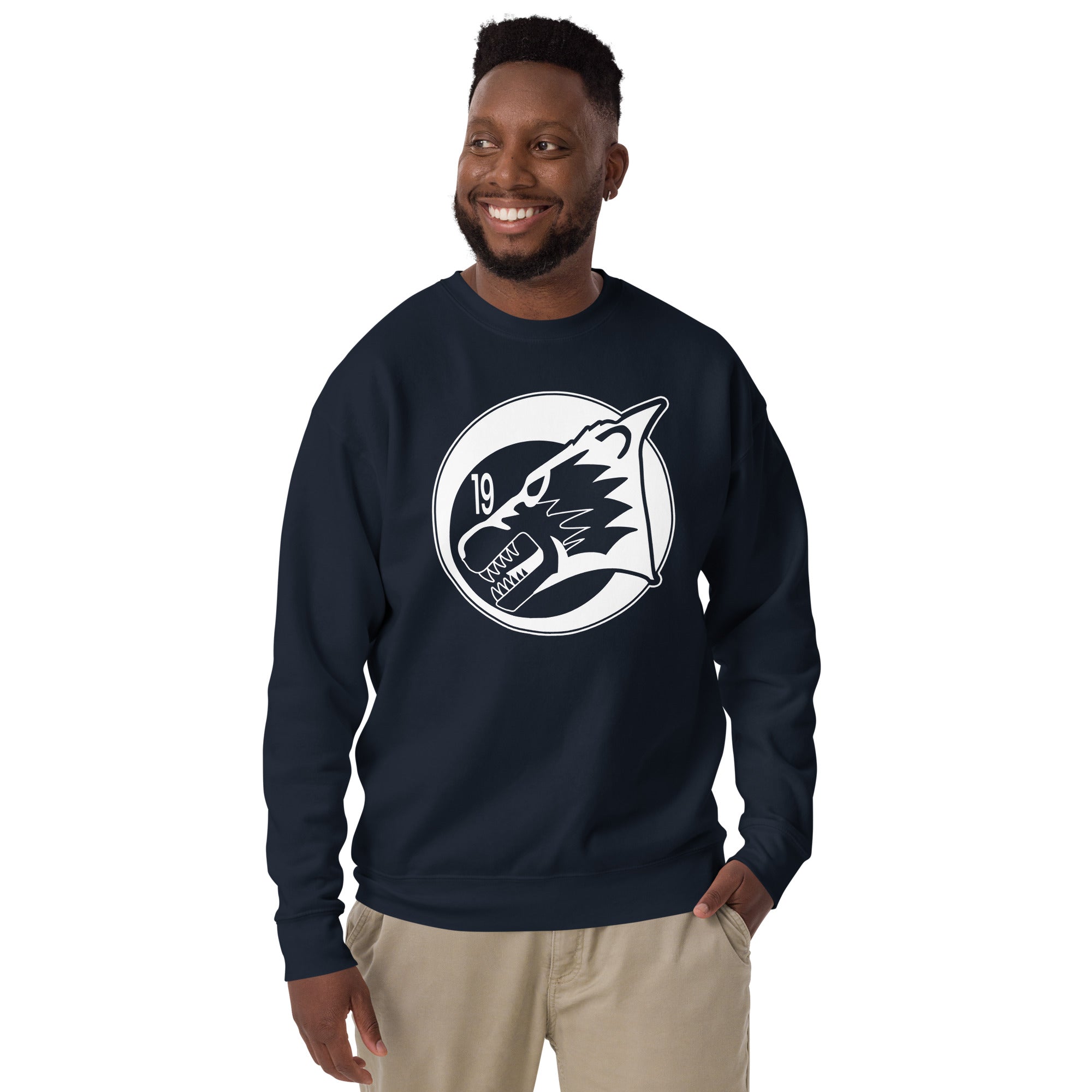 Squadron 19: Wolverines Premium Sweatshirt- White