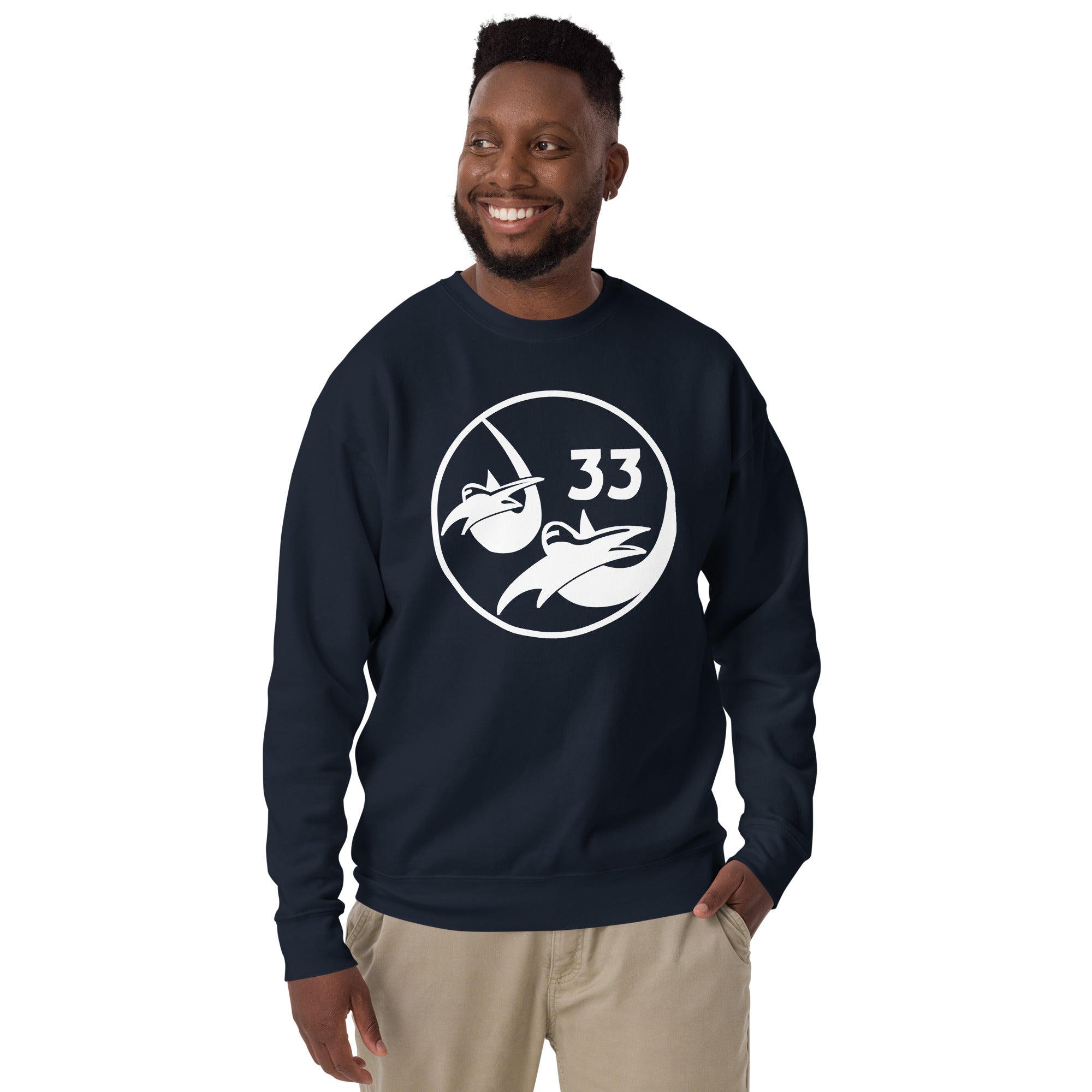 Squadron 33: King Ratz Premium Sweatshirt- White