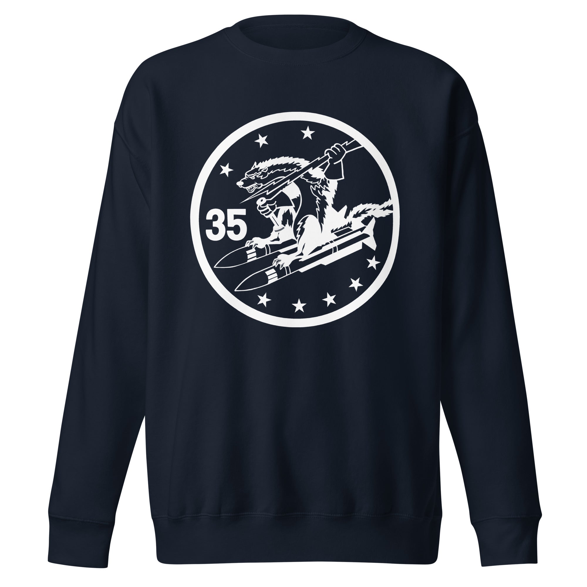 Squadron 35: Wild Weasels Premium Sweatshirt- White