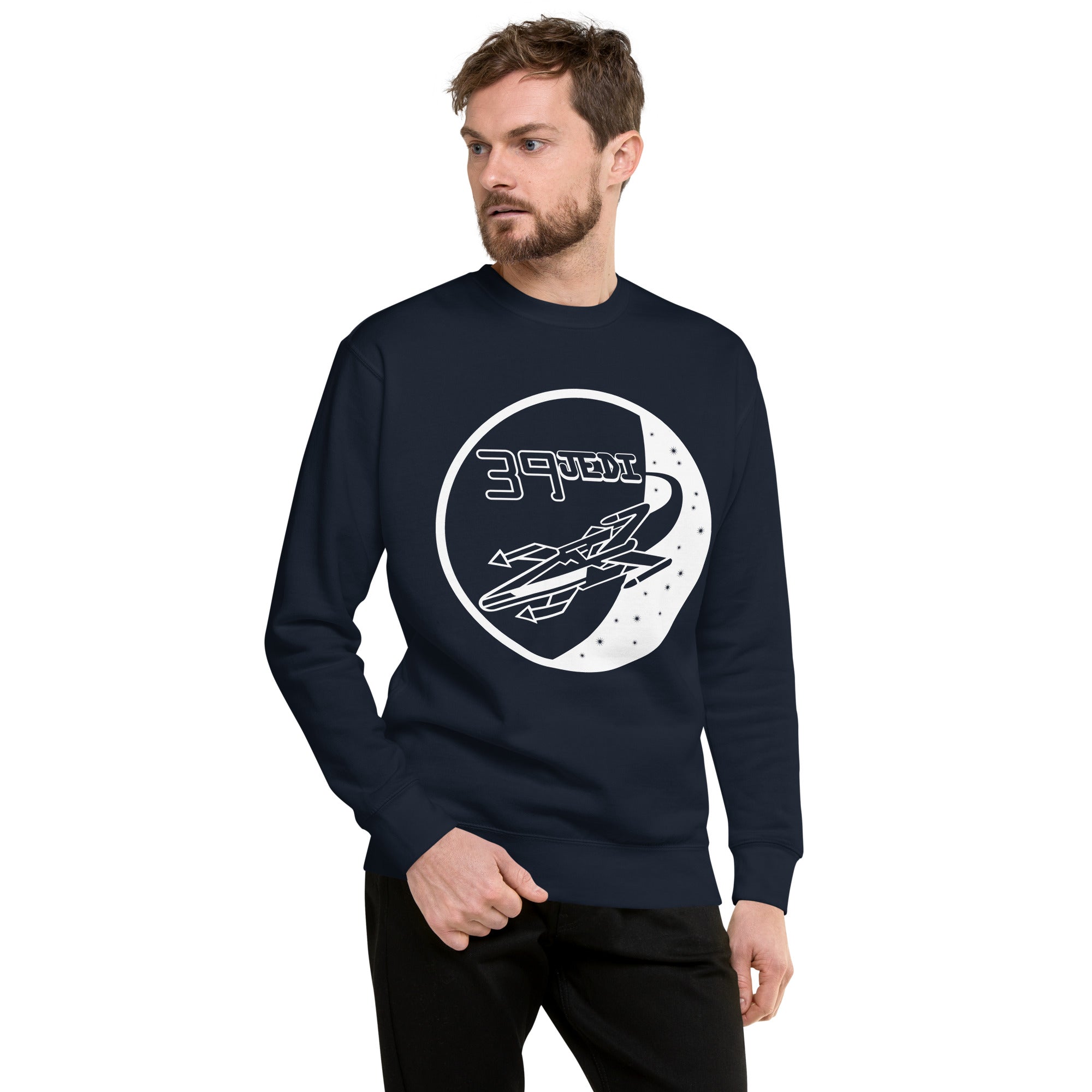 Squadron 39: Jedi Knights Border Premium Sweatshirt- White