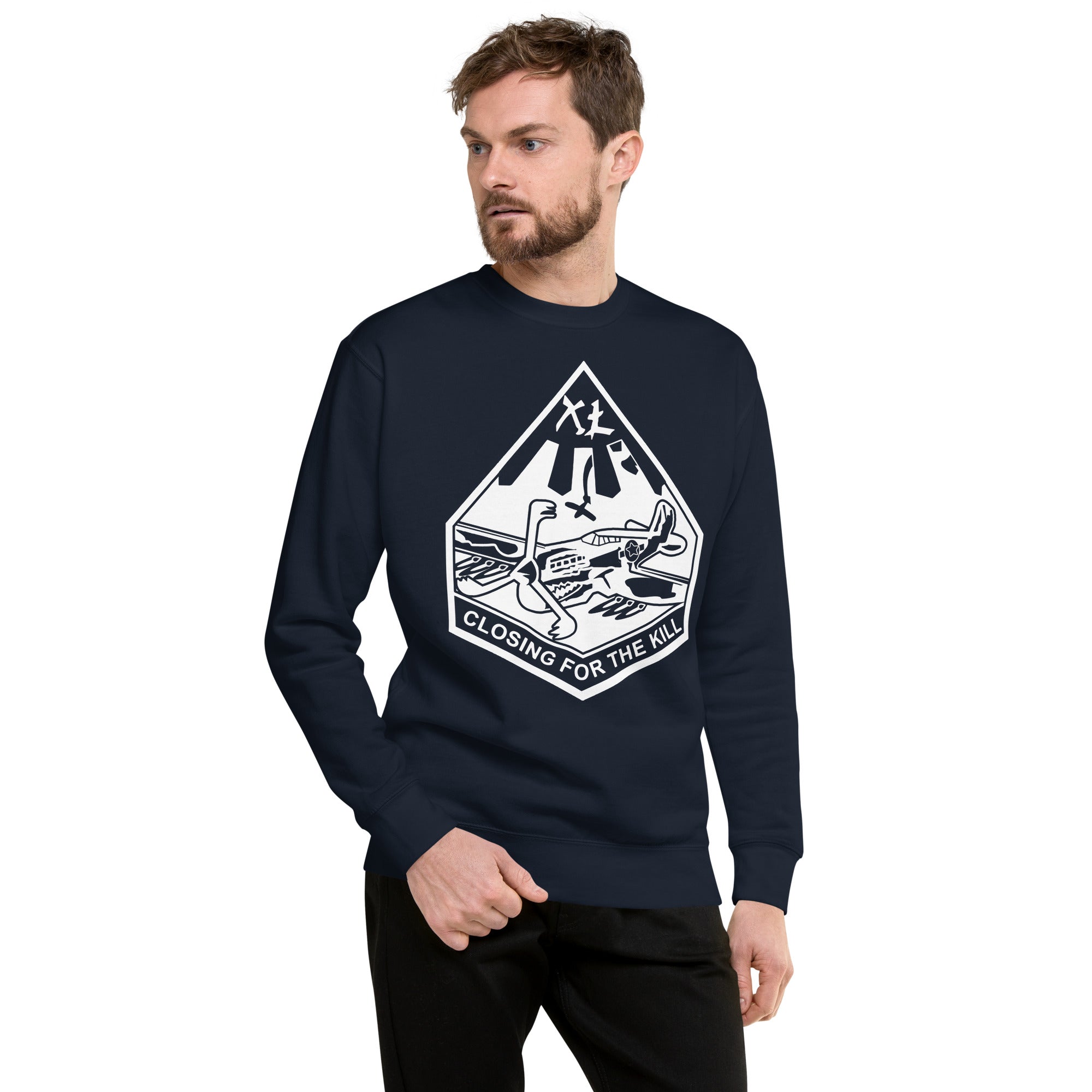 Squadron 40: Warhawks Premium Sweatshirt- White