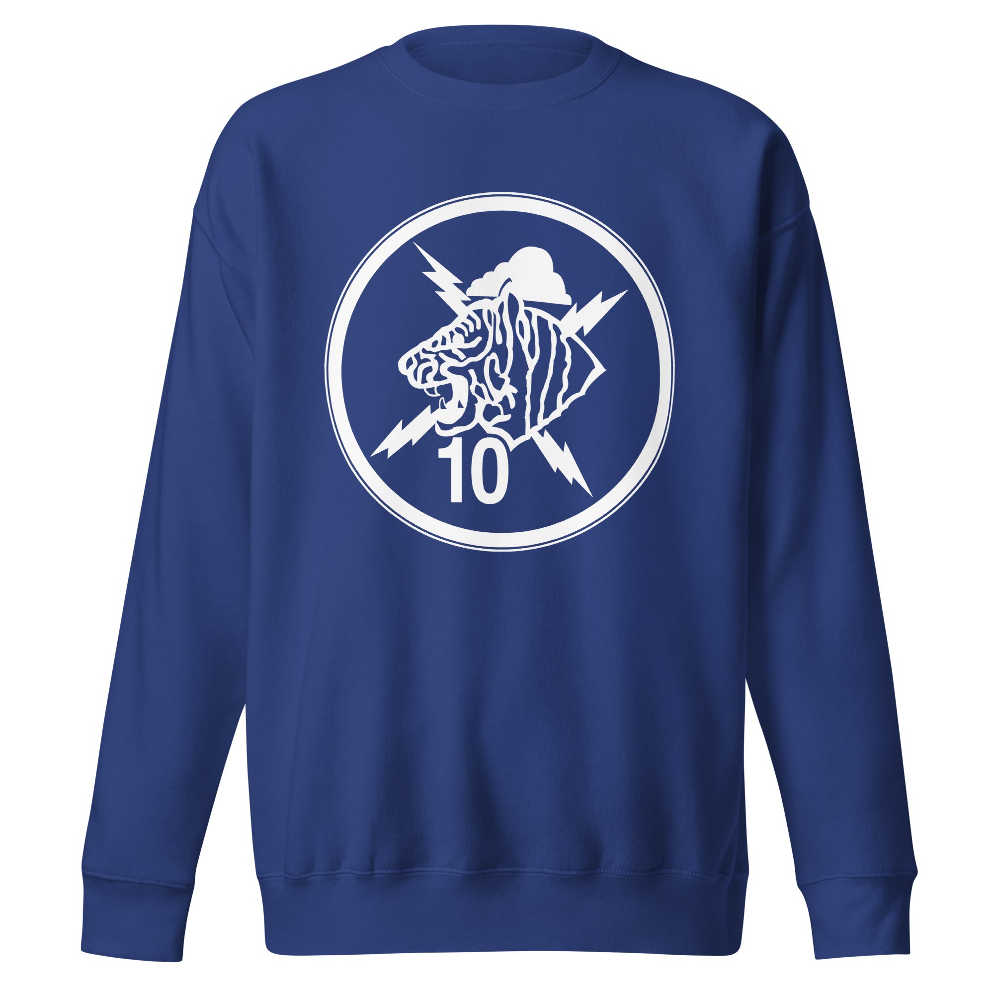 Squadron 10: Tiger Ten Premium Sweatshirt- White