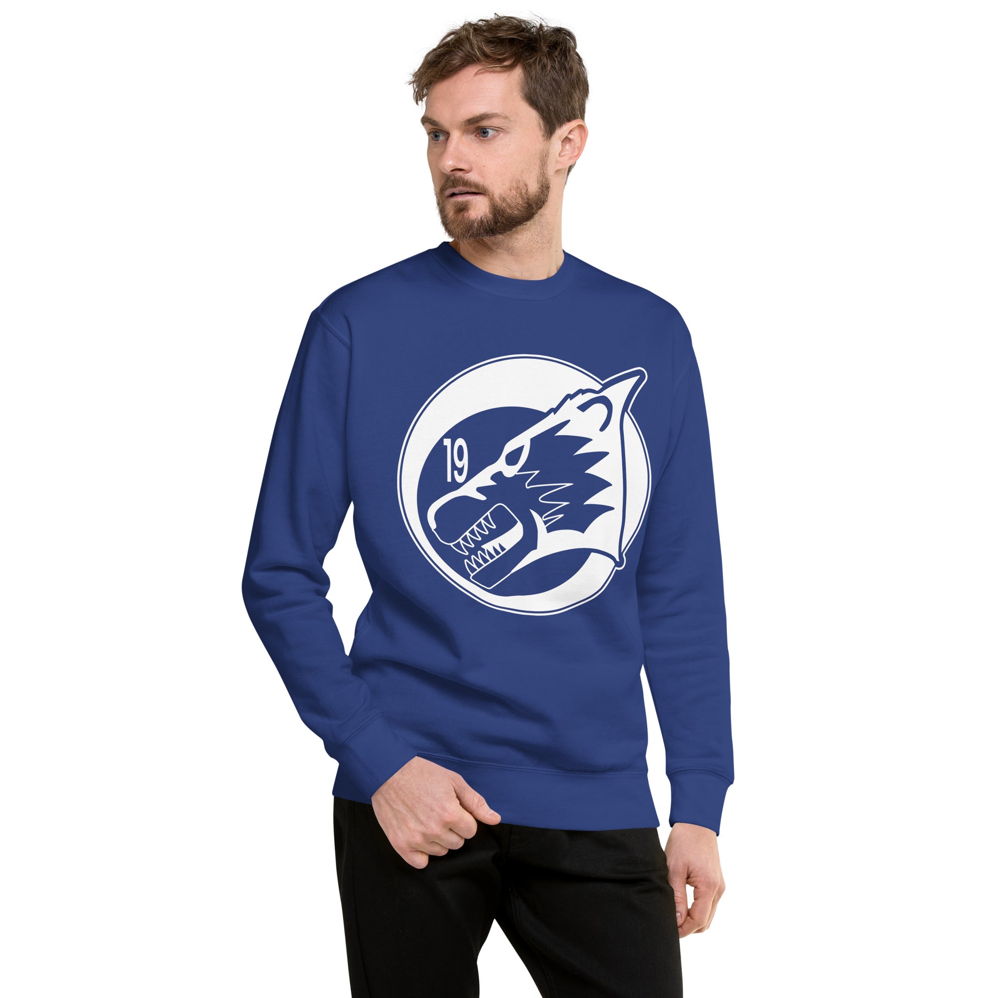 Squadron 19: Wolverines Premium Sweatshirt- White