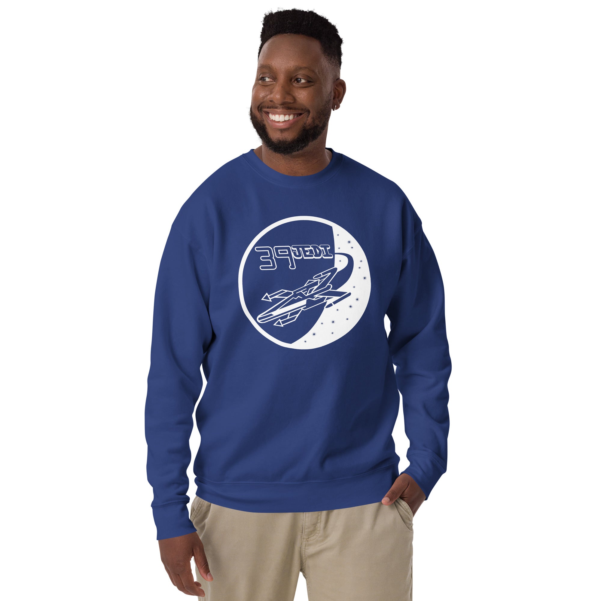 Squadron 39: Jedi Knights Border Premium Sweatshirt- White