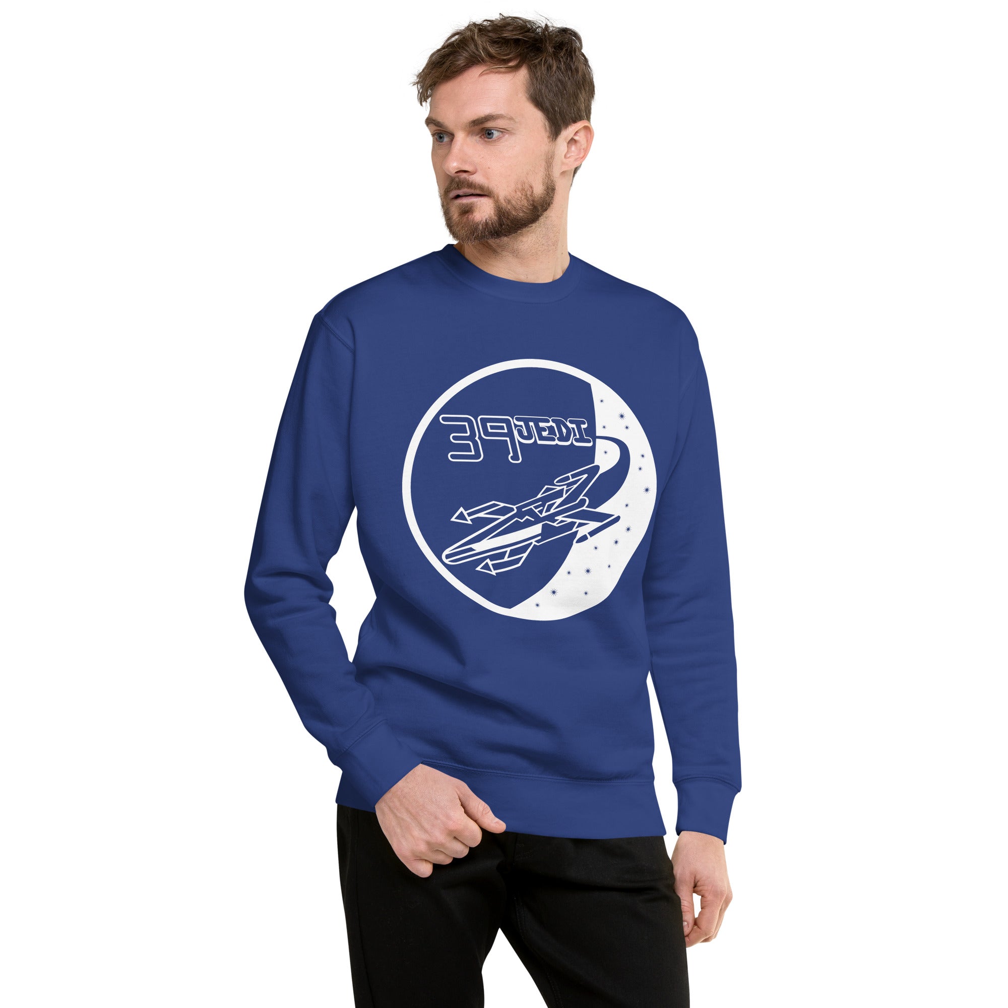 Squadron 39: Jedi Knights Border Premium Sweatshirt- White