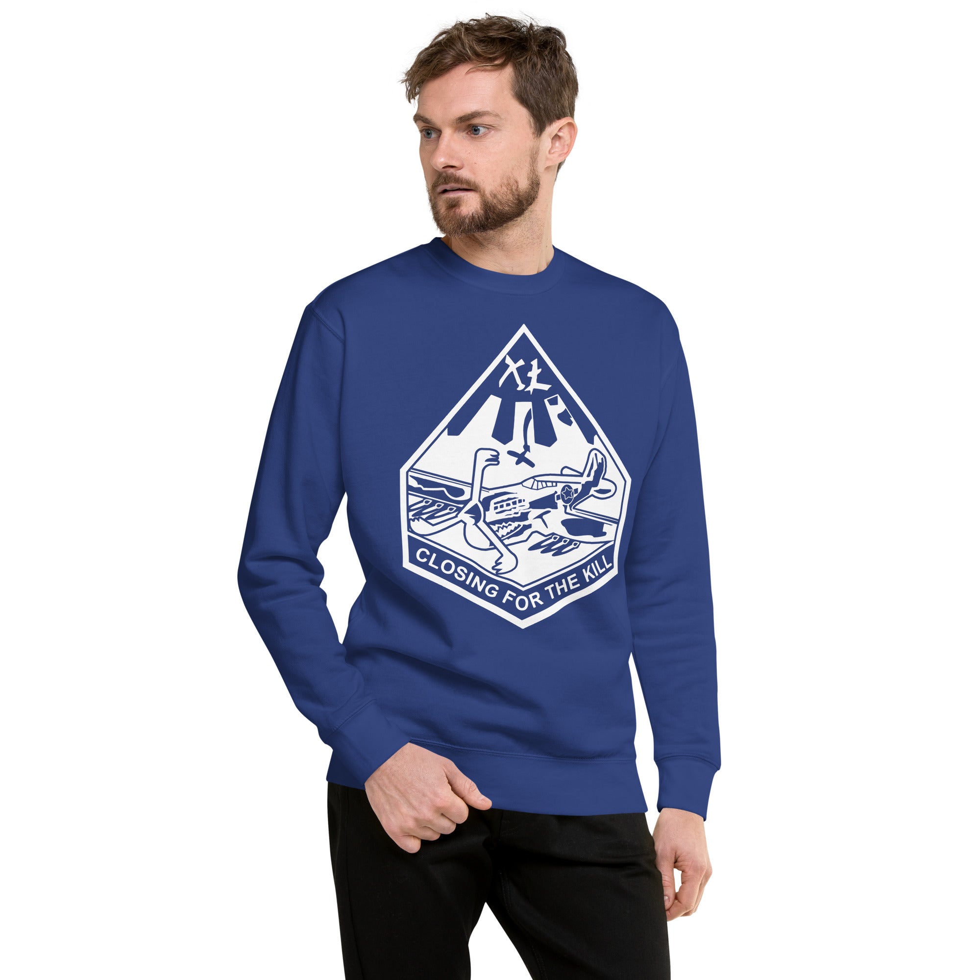 Squadron 40: Warhawks Premium Sweatshirt- White