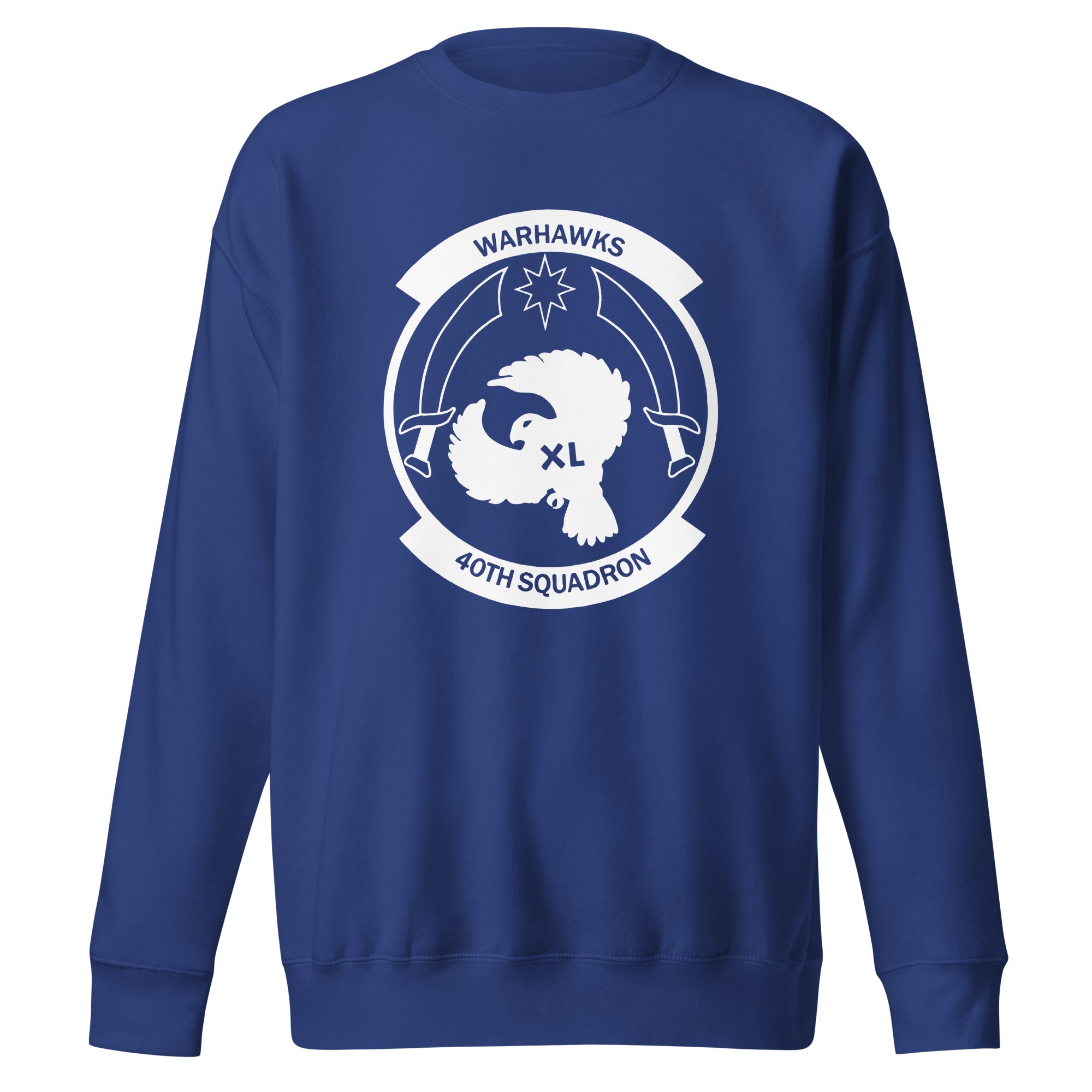 Squadron 40B: Warhawks Premium Sweatshirt- White