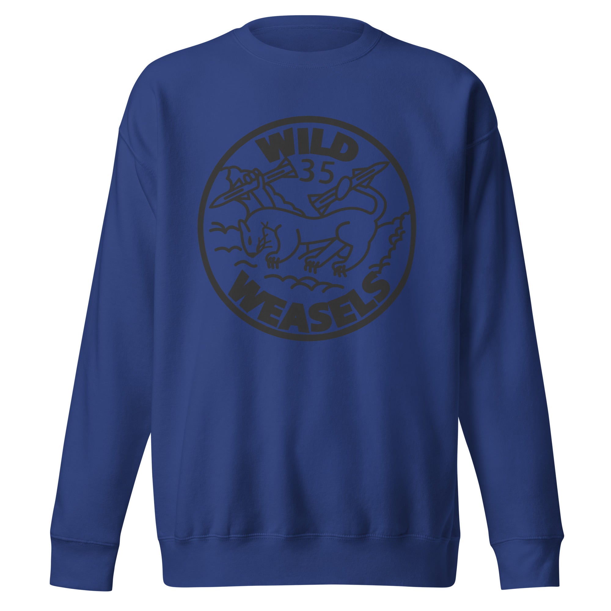 Squadron 35B: Wild Weasels Premium Sweatshirt- Black