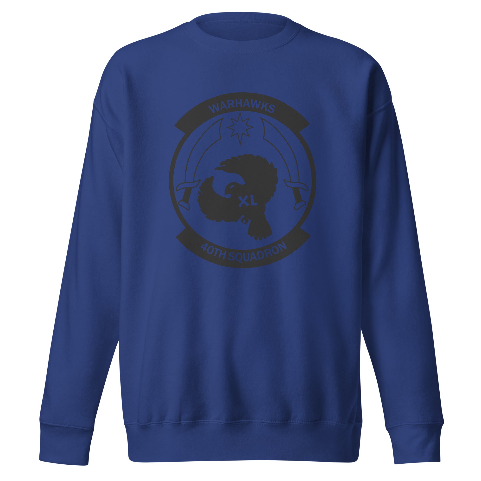 Squadron 40B: Warhawks Premium Sweatshirt- Black