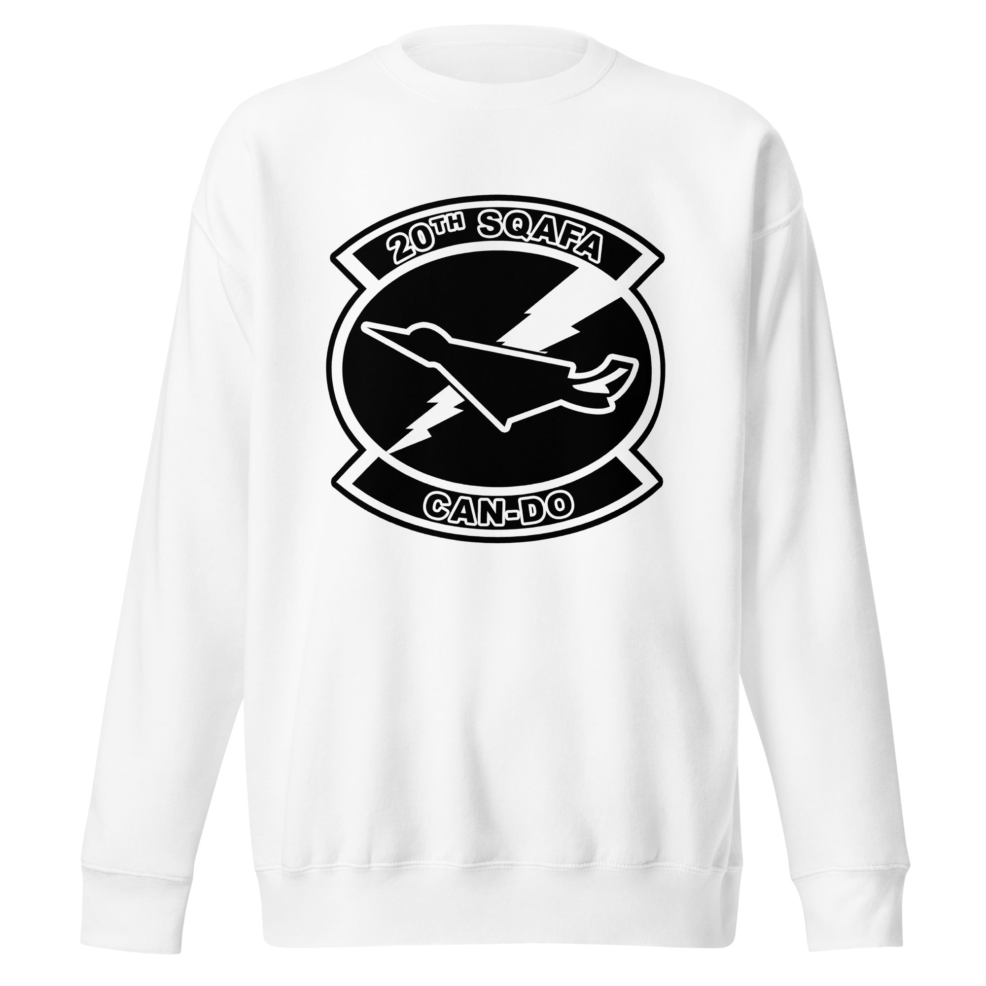 Squadron 20B: Can - Do Premium Sweatshirt- Black