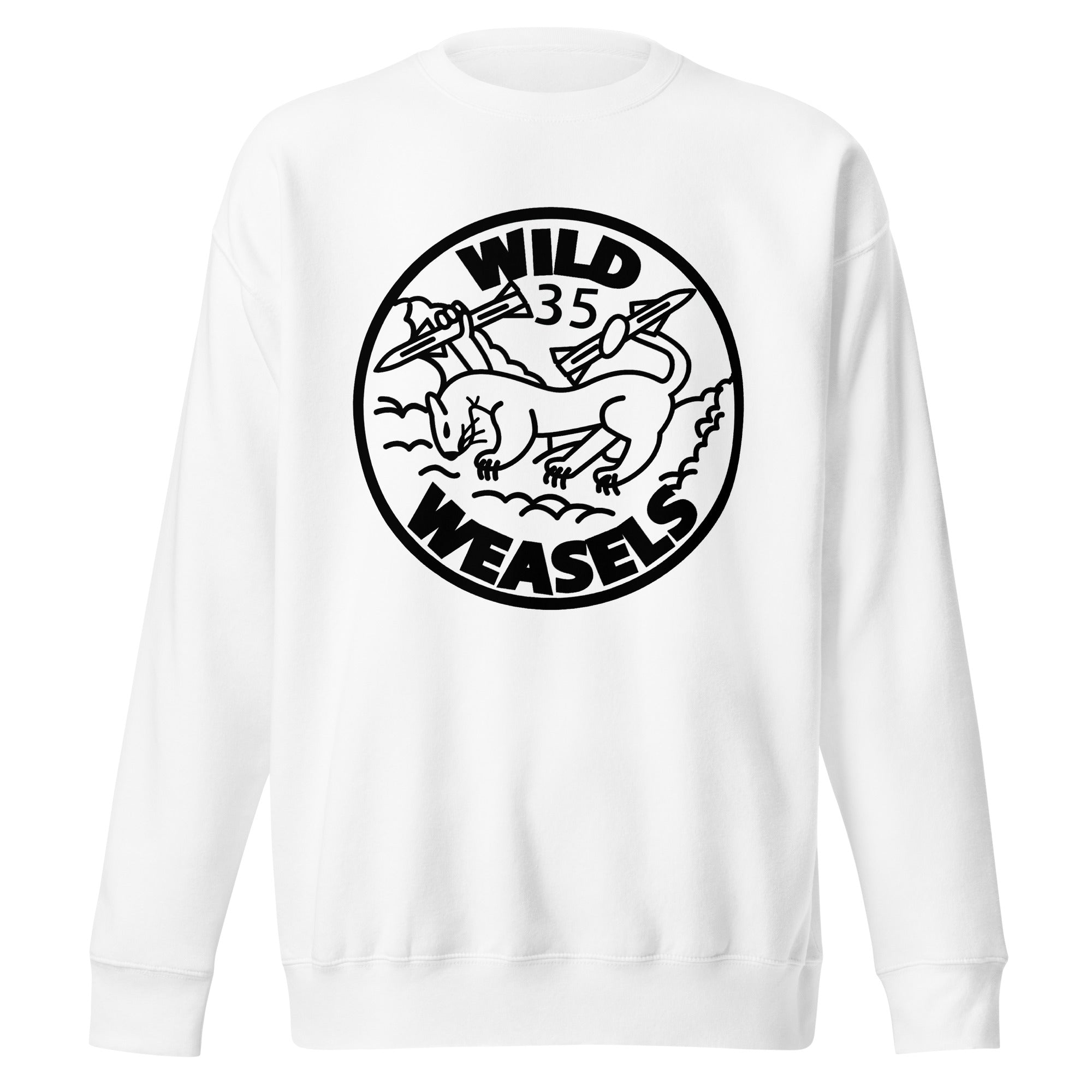 Squadron 35B: Wild Weasels Premium Sweatshirt- Black