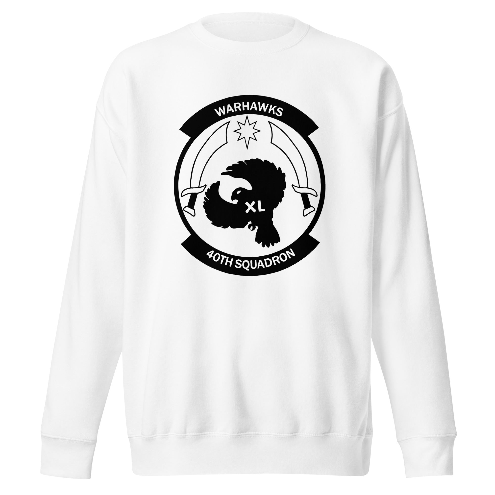 Squadron 40B: Warhawks Premium Sweatshirt- Black