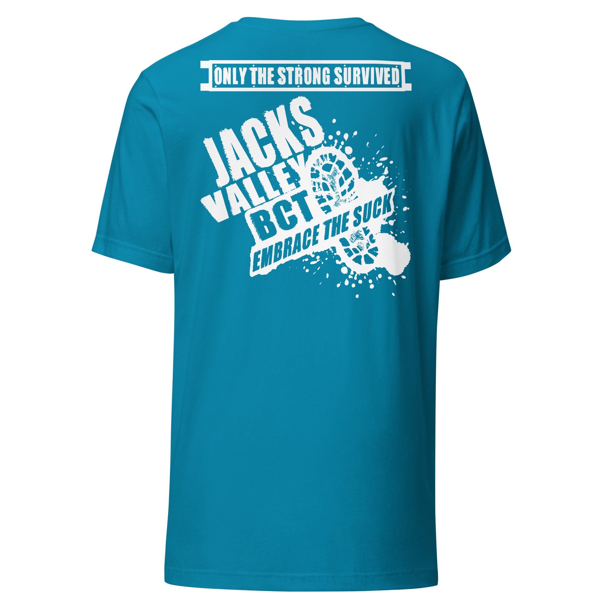 ONLY THE STRONG SURVIVE JACKS VALLEY T-SHIRT- WHITE