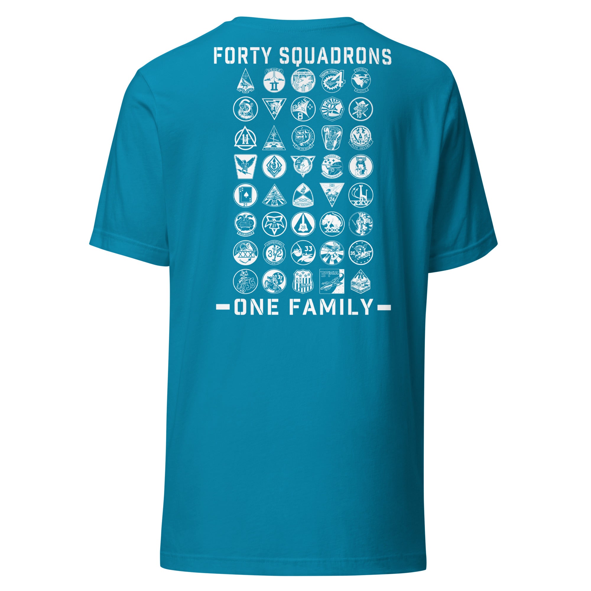 Forty Strong One Family T-shirt- White