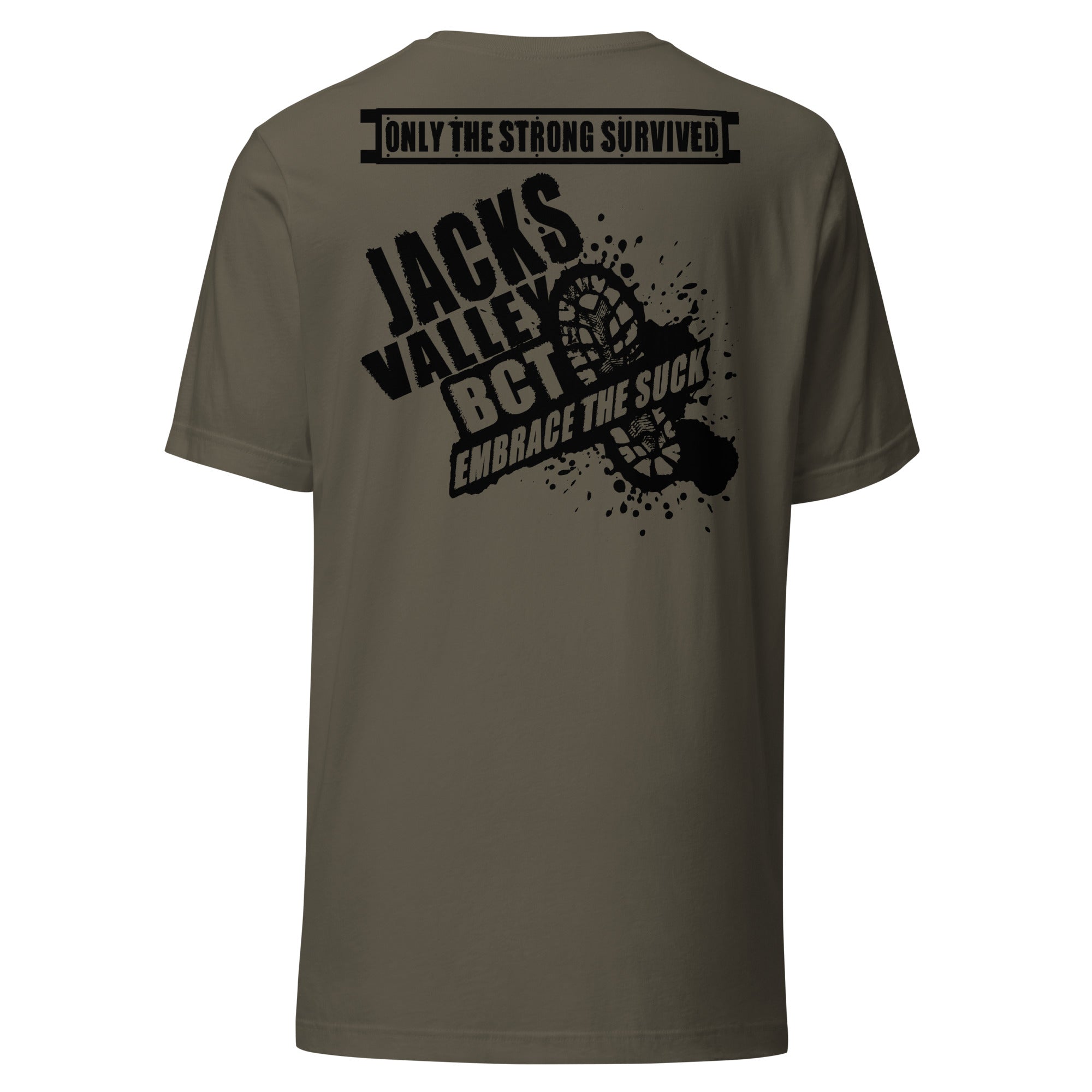 ONLY THE STRONG SURVIVE JACKS VALLEY T-SHIRT - BLACK