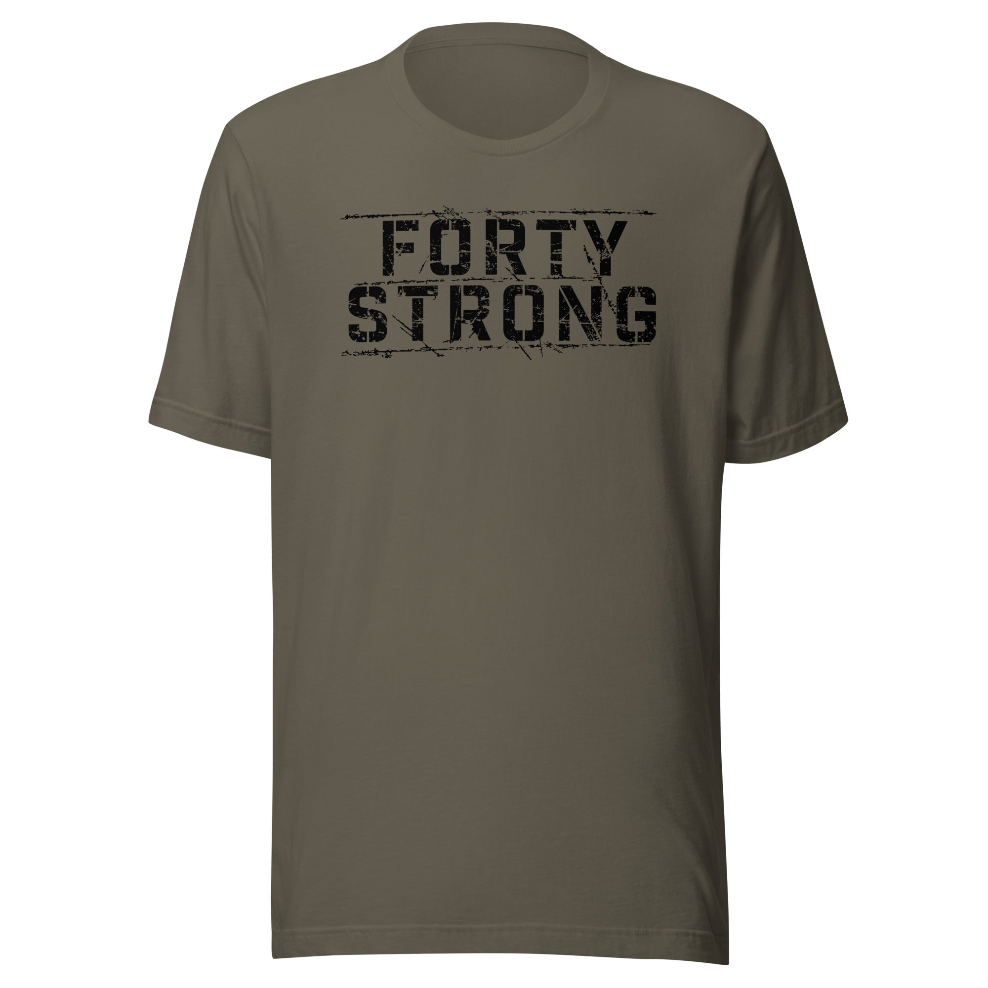 Forty Strong One Family T-shirt- Black