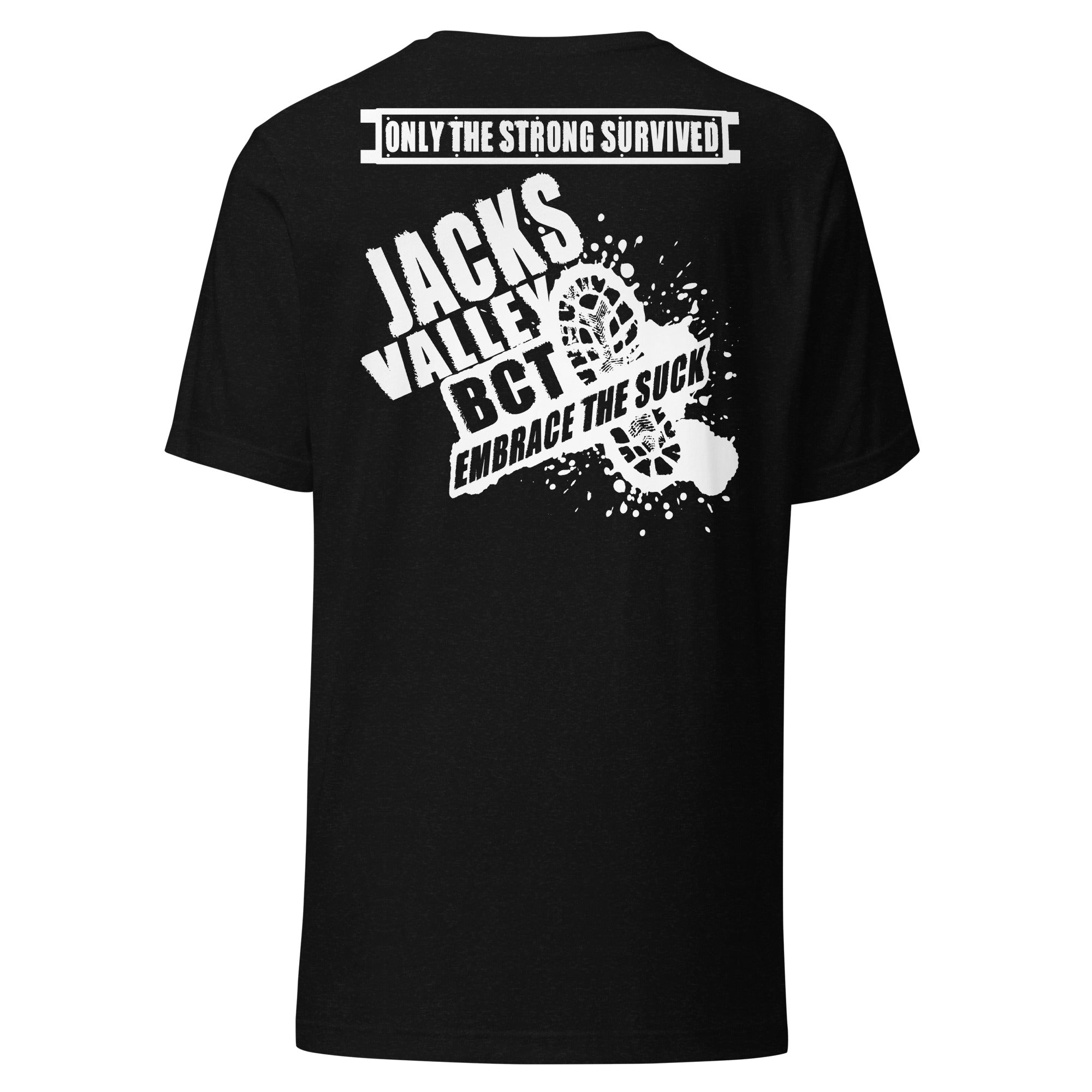 ONLY THE STRONG SURVIVE JACKS VALLEY T-SHIRT- WHITE