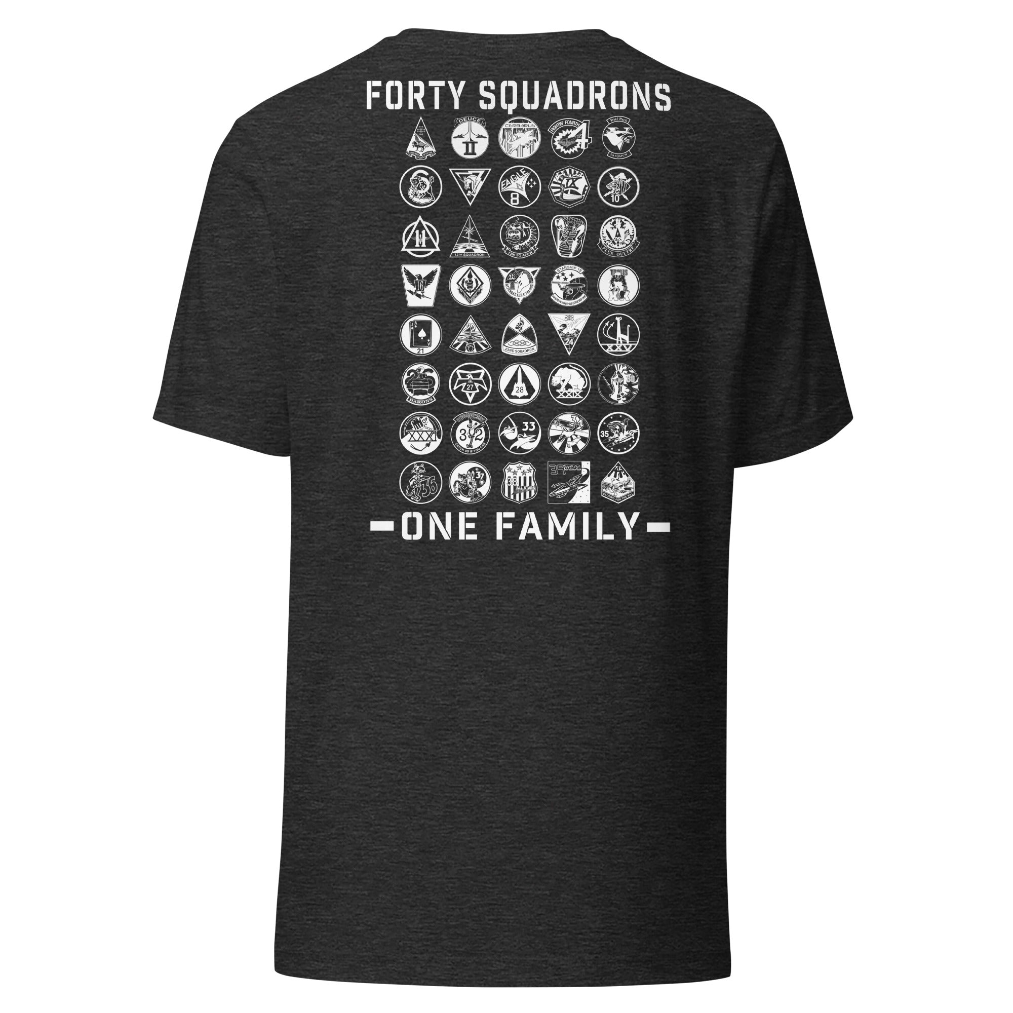 Forty Strong One Family T-shirt- White