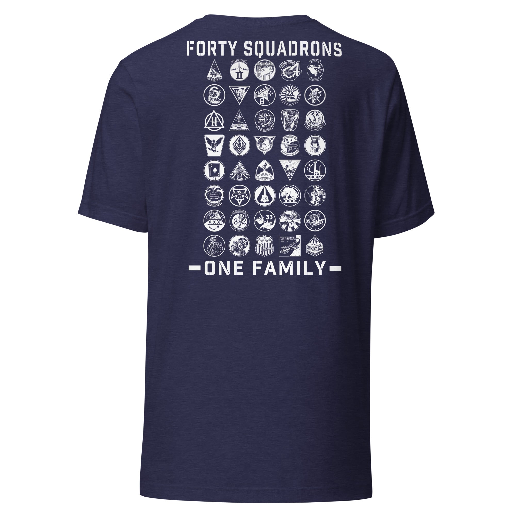 Forty Strong One Family T-shirt- White