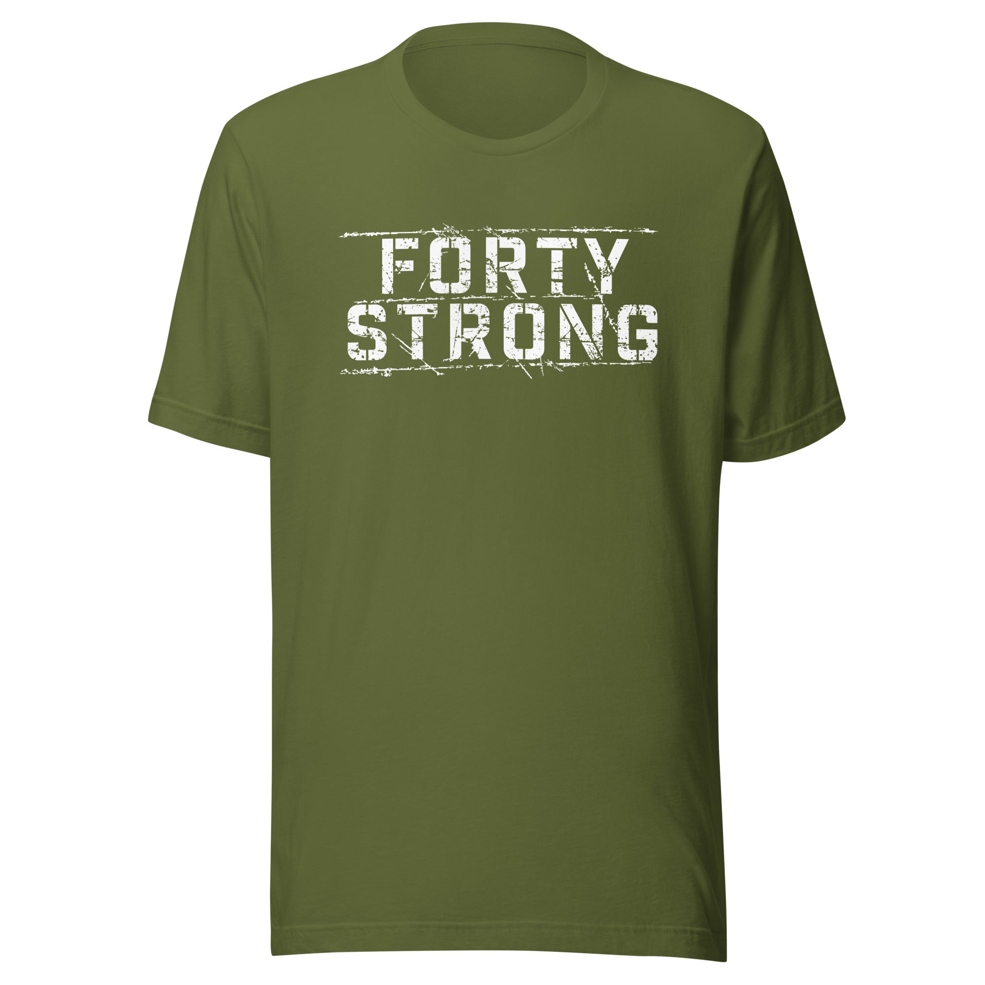 Forty Strong One Family T-shirt- White