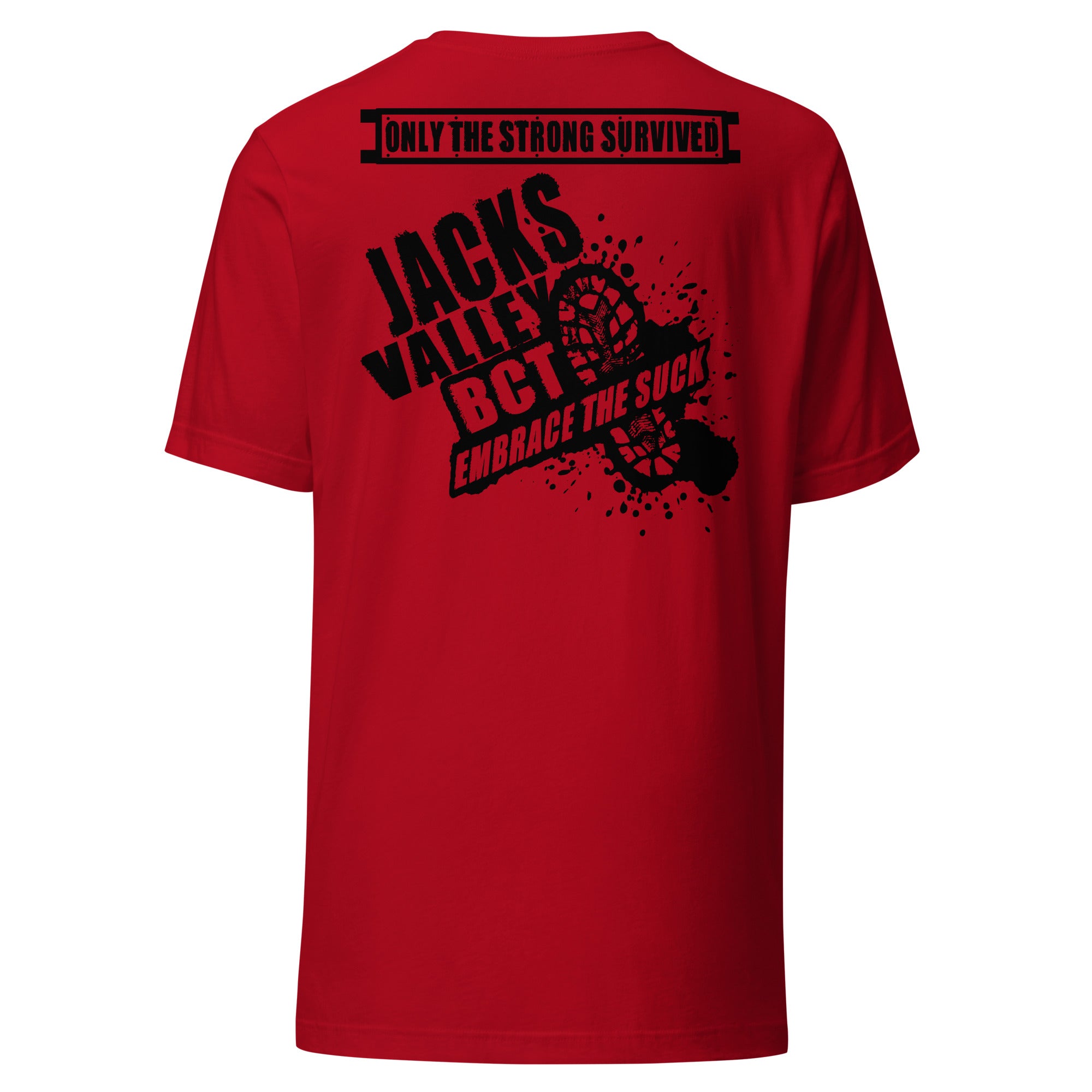 ONLY THE STRONG SURVIVE JACKS VALLEY T-SHIRT - BLACK