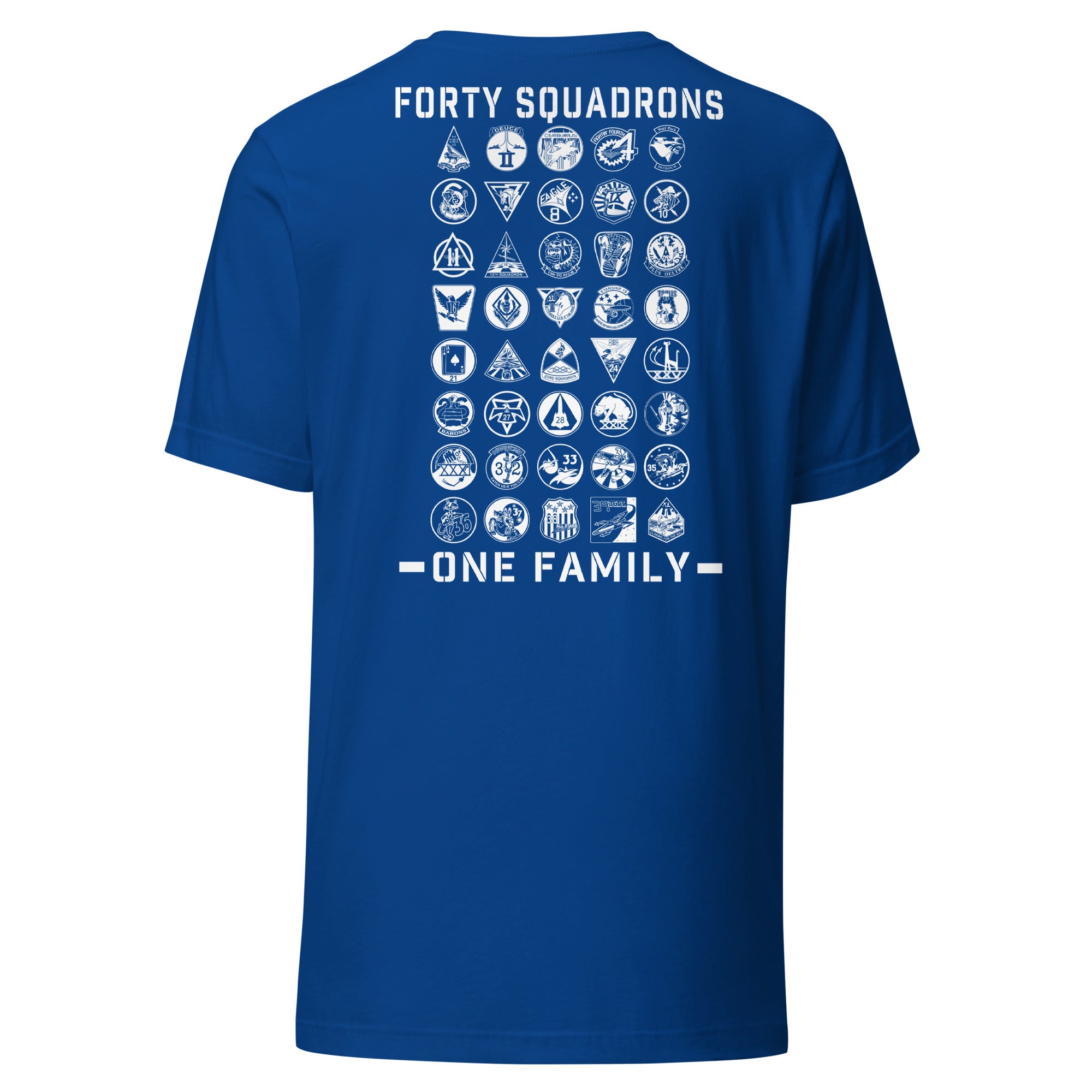 Forty Strong One Family T-shirt- White