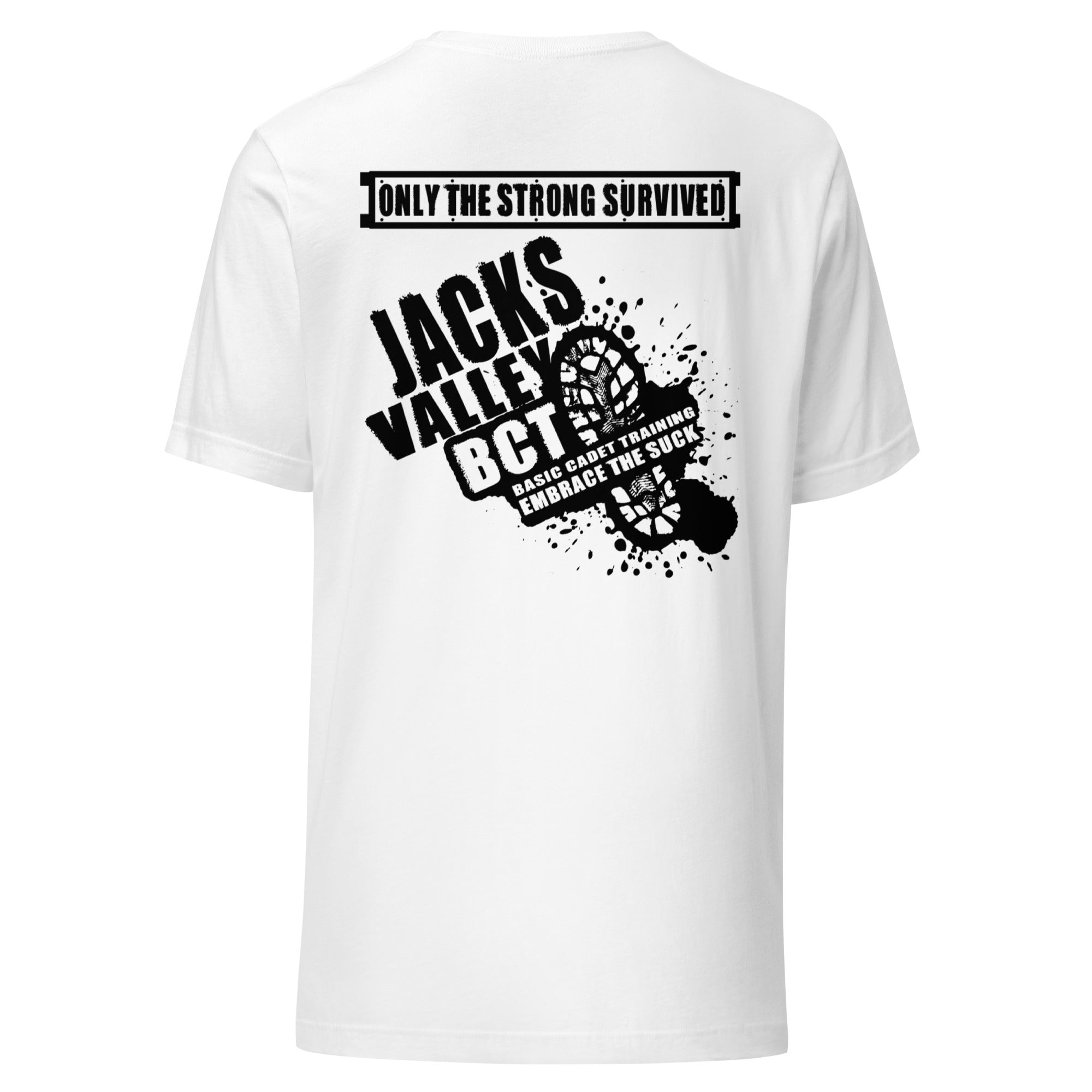 ONLY THE STRONG SURVIVE JACKS VALLEYT-SHIRT- BLACK