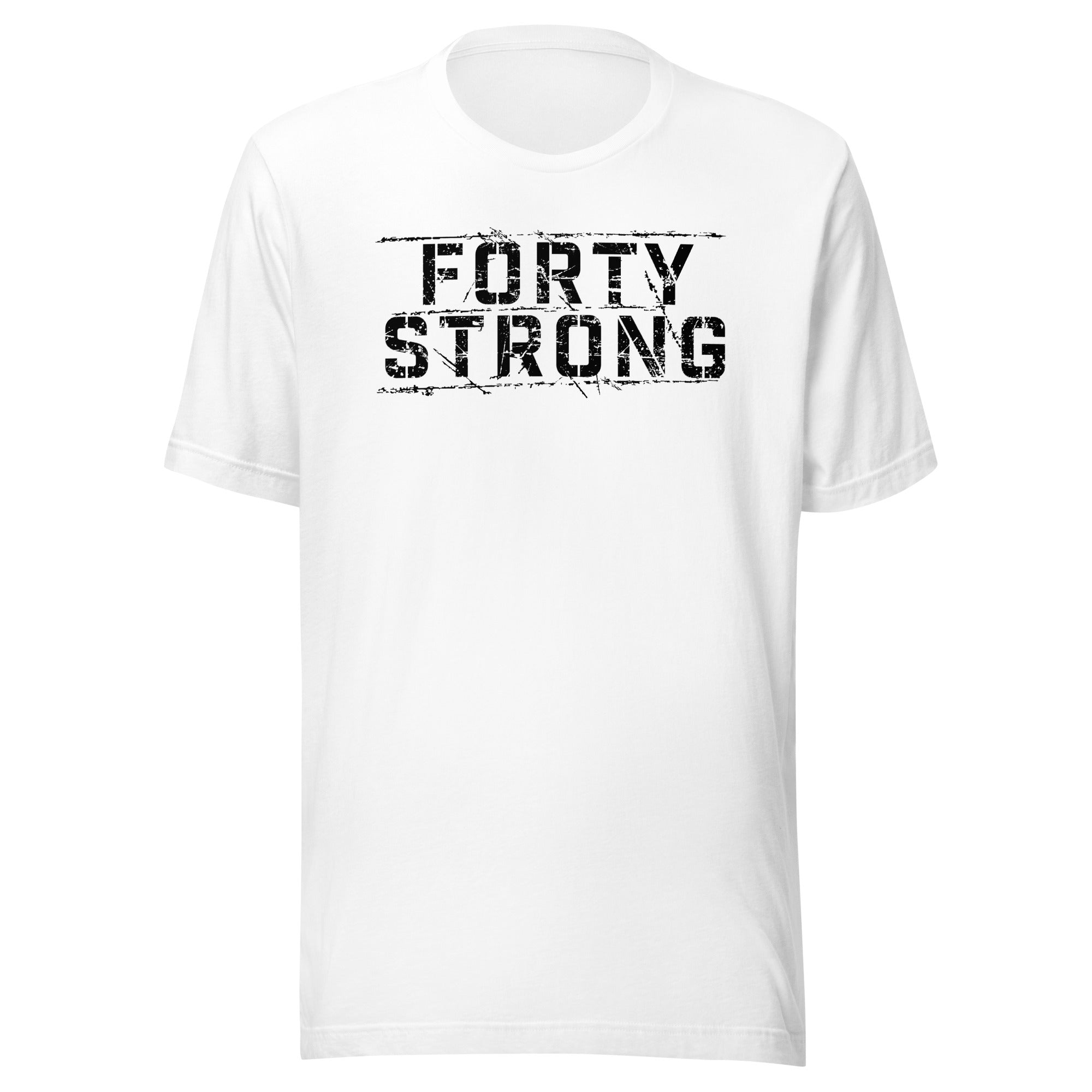 Forty Strong One Family T-shirt- Black